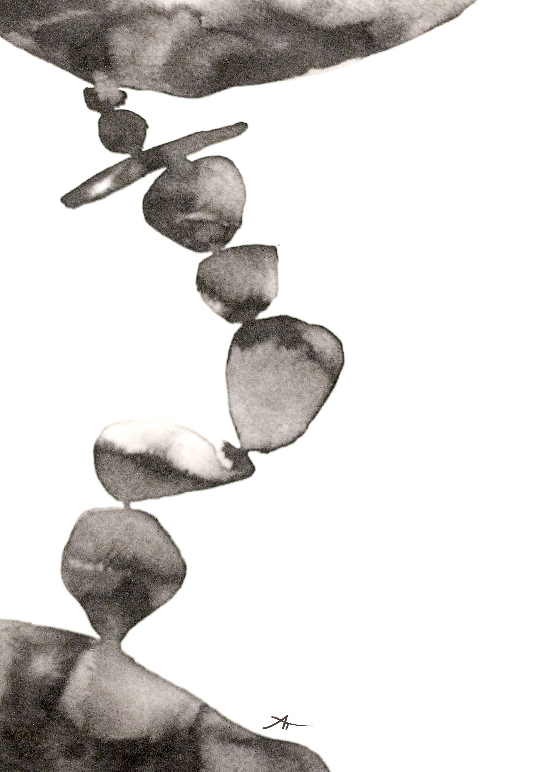 Aurélie Trabaud, Totem pierres Aurélie Trabaud, Totem pierres