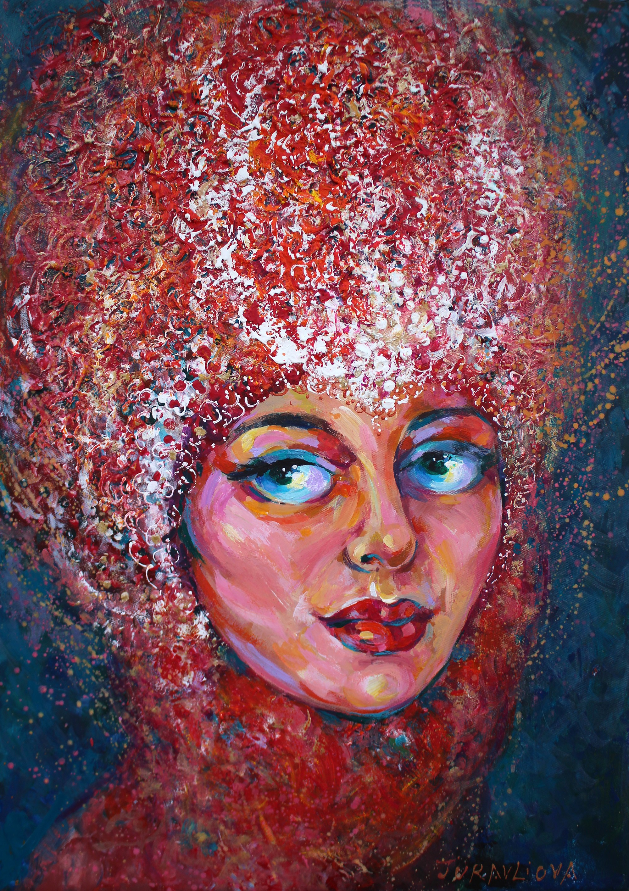 Liubov Juravliova, Femme en Rouge Liubov Juravliova, Femme en Rouge