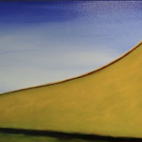 Pintura, Stretched Canvas In Yellow, Derek Olson