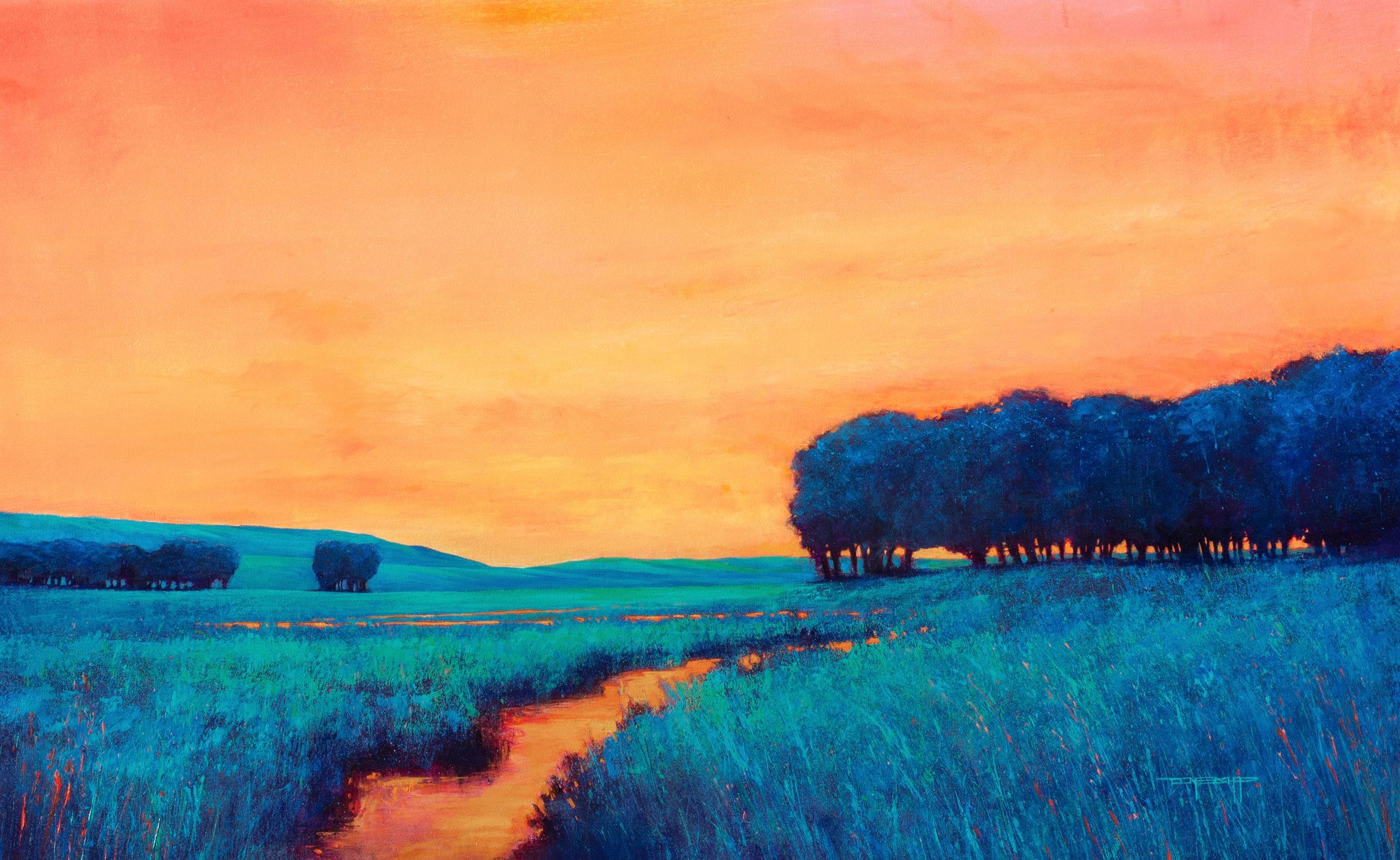 Don Bishop, Orange Sunset 221104 Don Bishop, Orange Sunset 221104