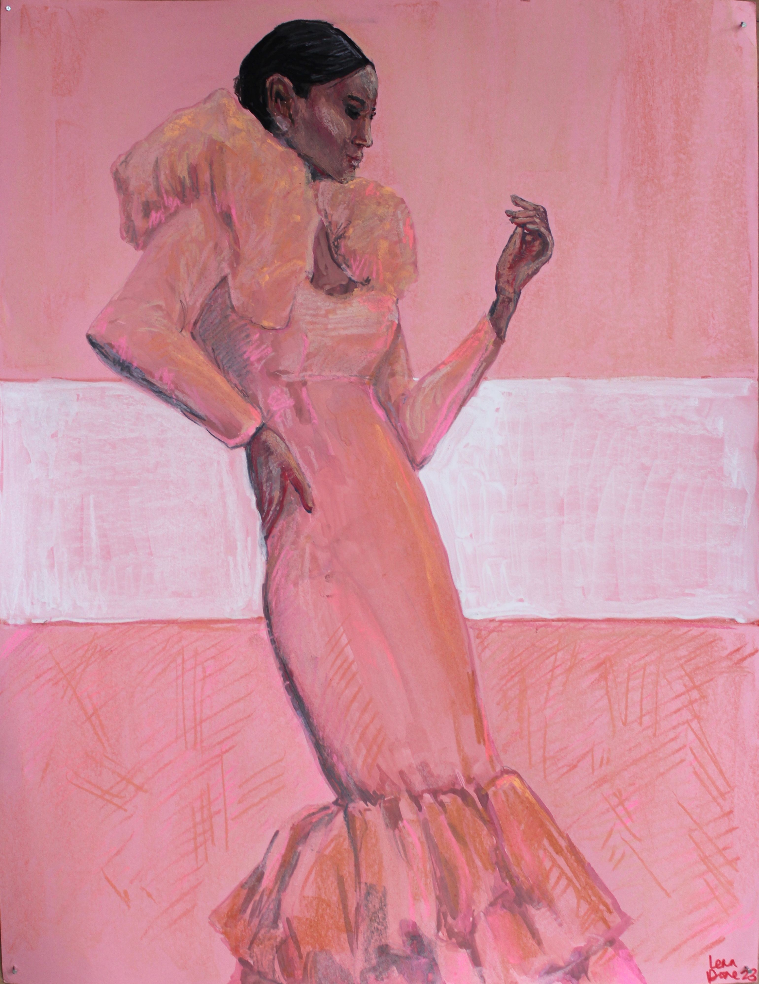 Elena Done, Silhouettes. Pink on Pink Elena Done, Silhouettes. Pink on Pink