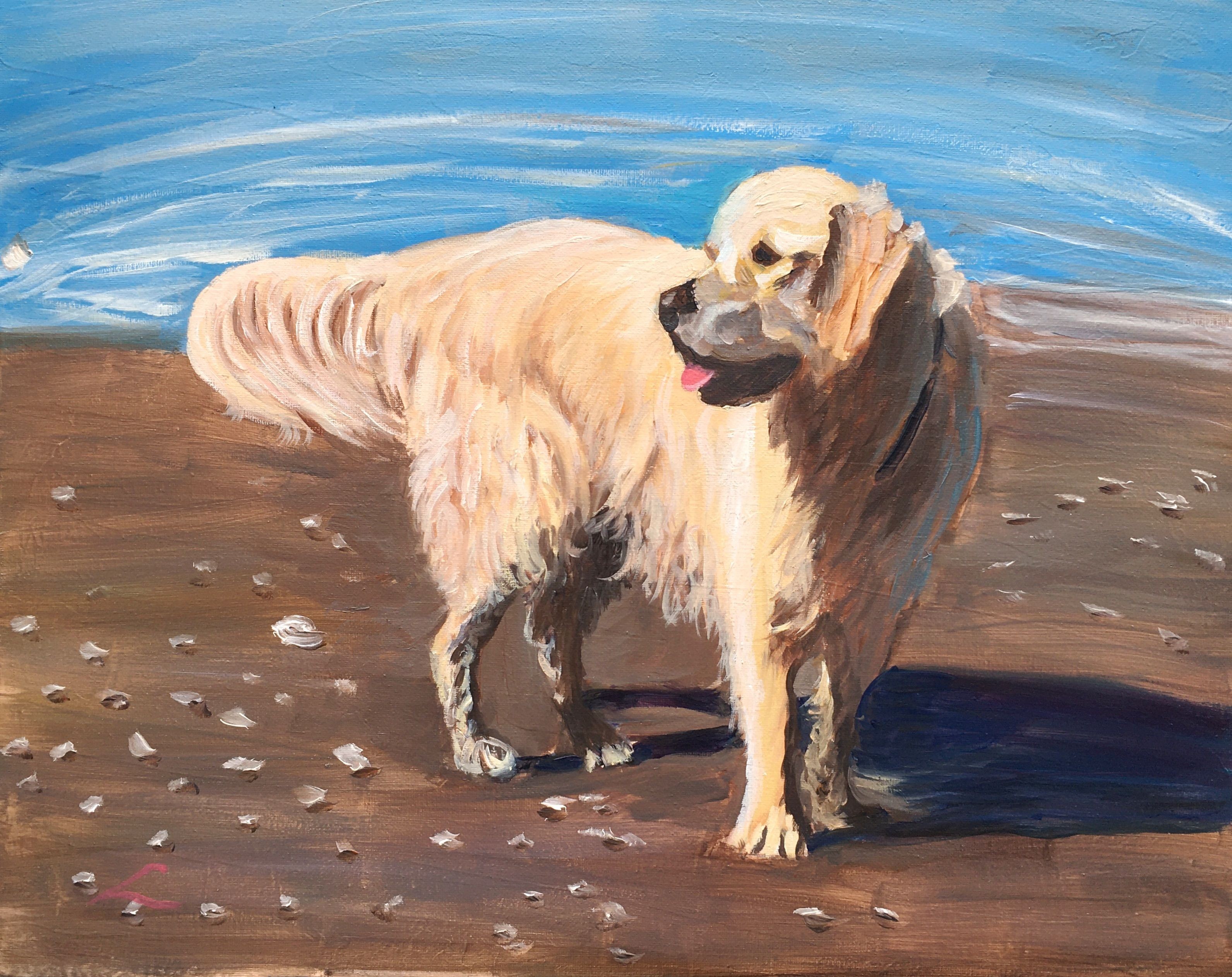 Elena Sokolova, Dog at the sea 9 Elena Sokolova, Dog at the sea 9