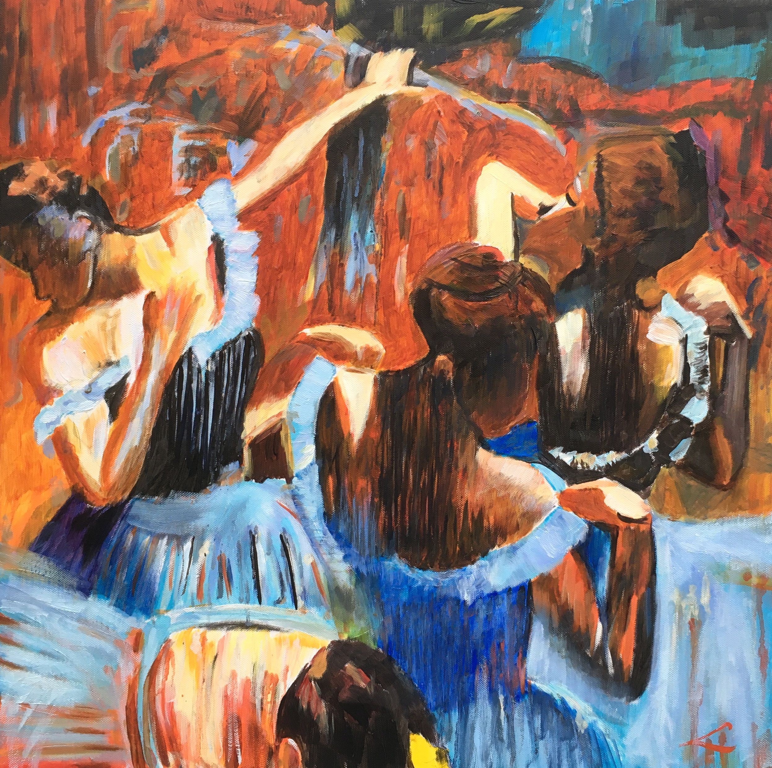 Elena Sokolova, Blue dances variation Elena Sokolova, Blue dances variation