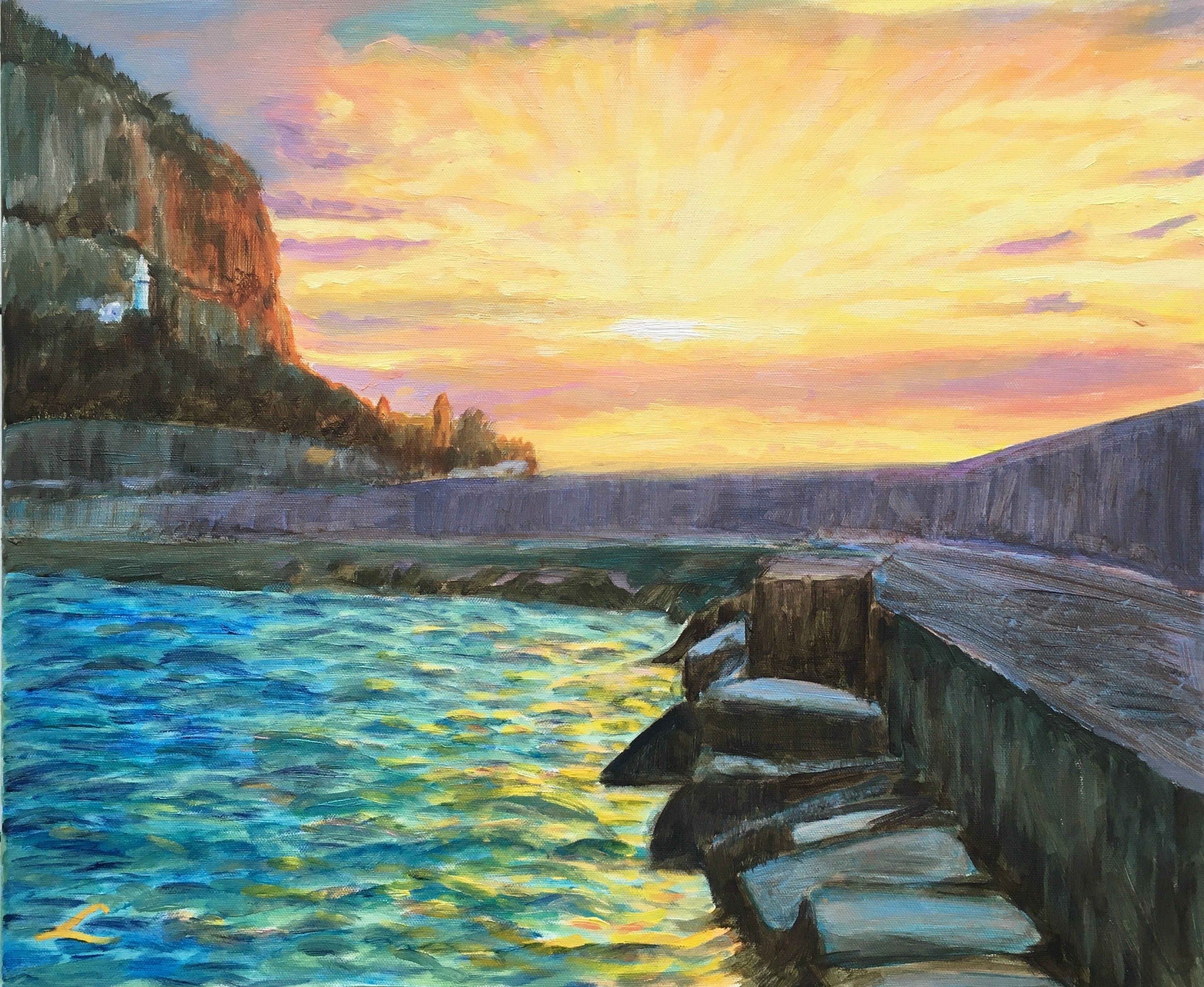 Elena Sokolova, Cefalu sunset Elena Sokolova, Cefalu sunset
