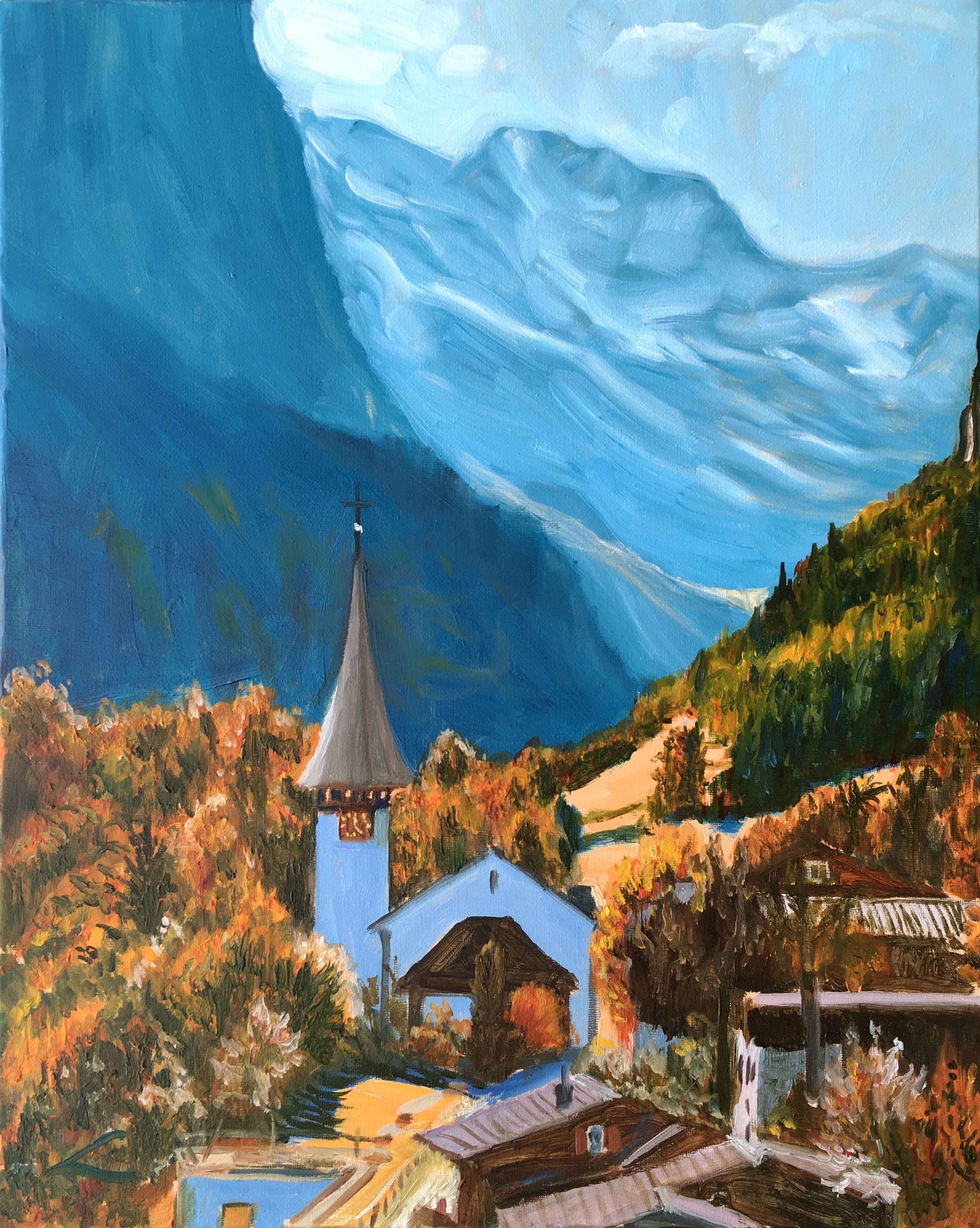 Elena Sokolova, Mountain village Elena Sokolova, Mountain village