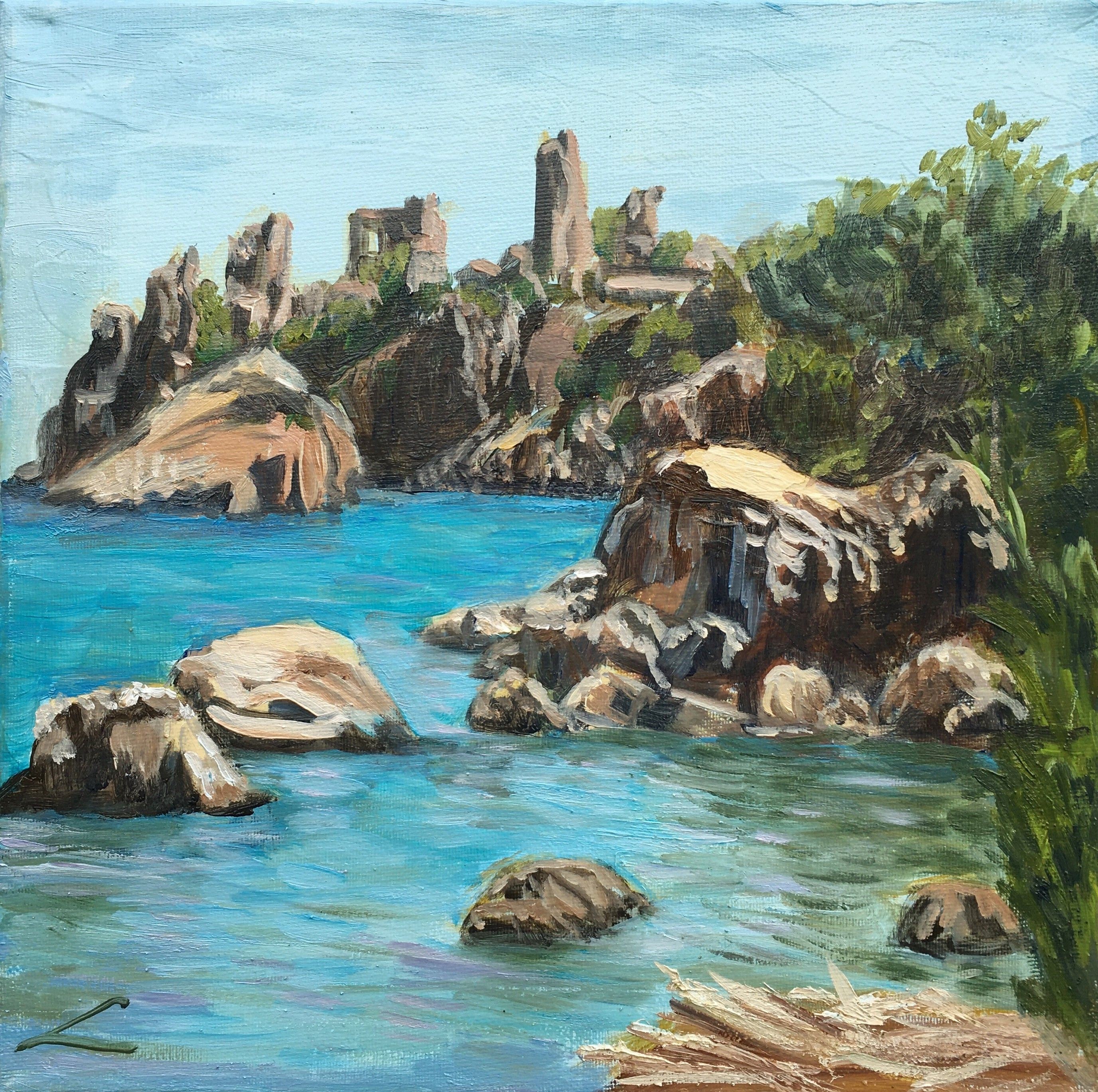 Elena Sokolova, Cefalu rocks Elena Sokolova, Cefalu rocks