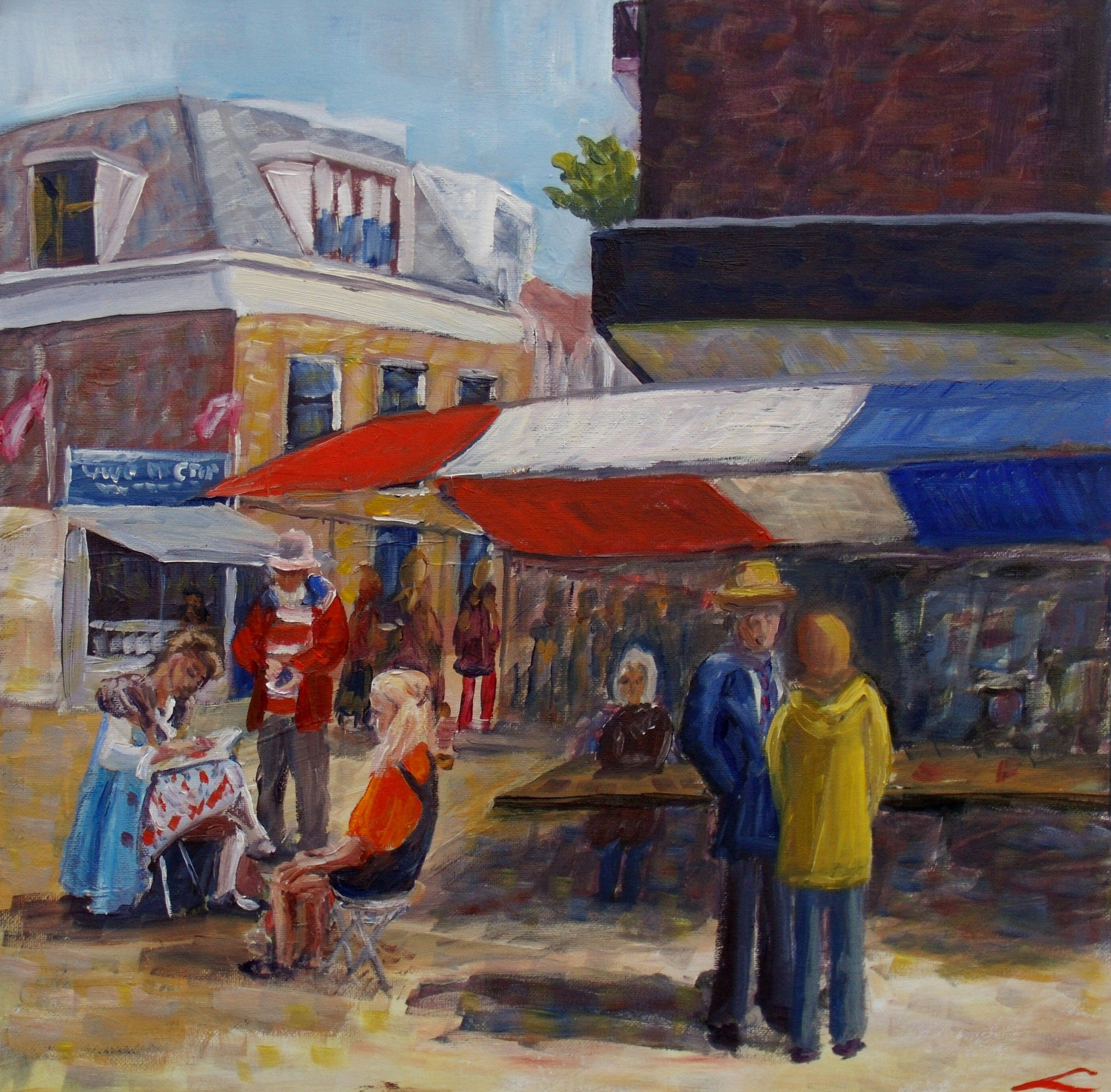 Elena Sokolova, Art market in Zaandam Elena Sokolova, Art market in Zaandam