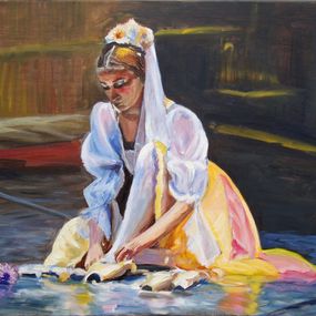 Gemälde, Dressing for dance, Elena Sokolova