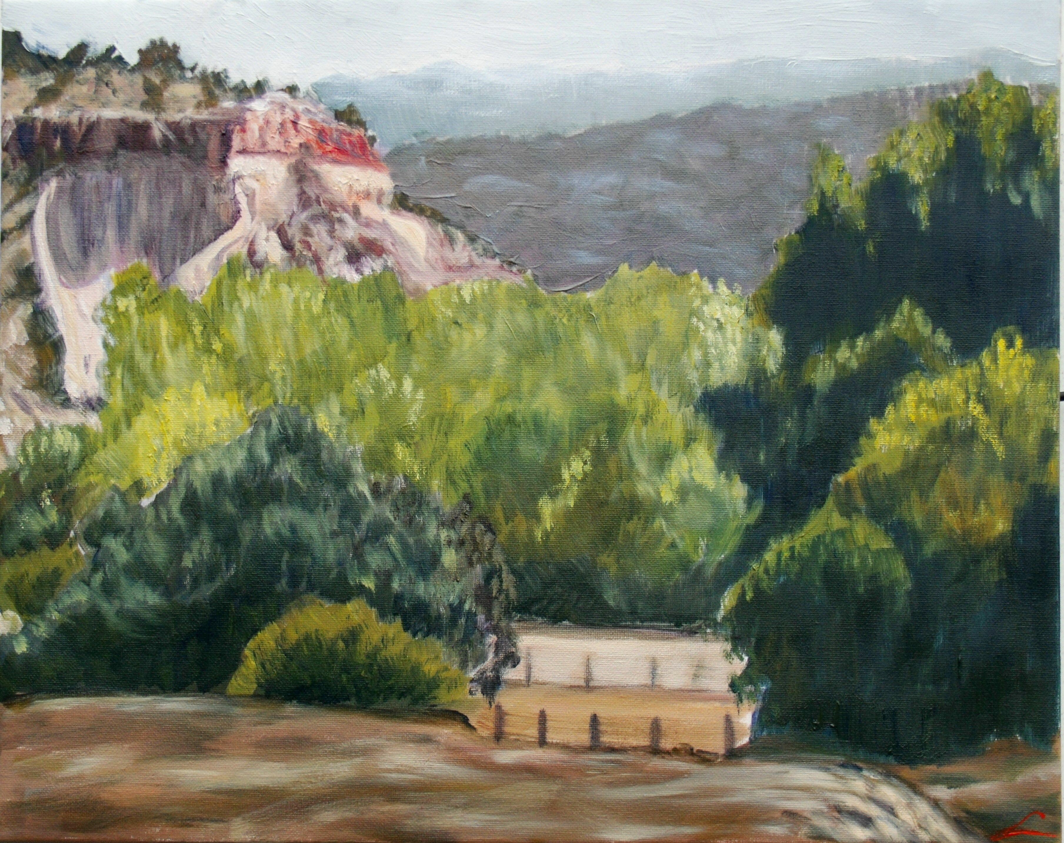 Elena Sokolova, Landscape with a rock Elena Sokolova, Landscape with a rock