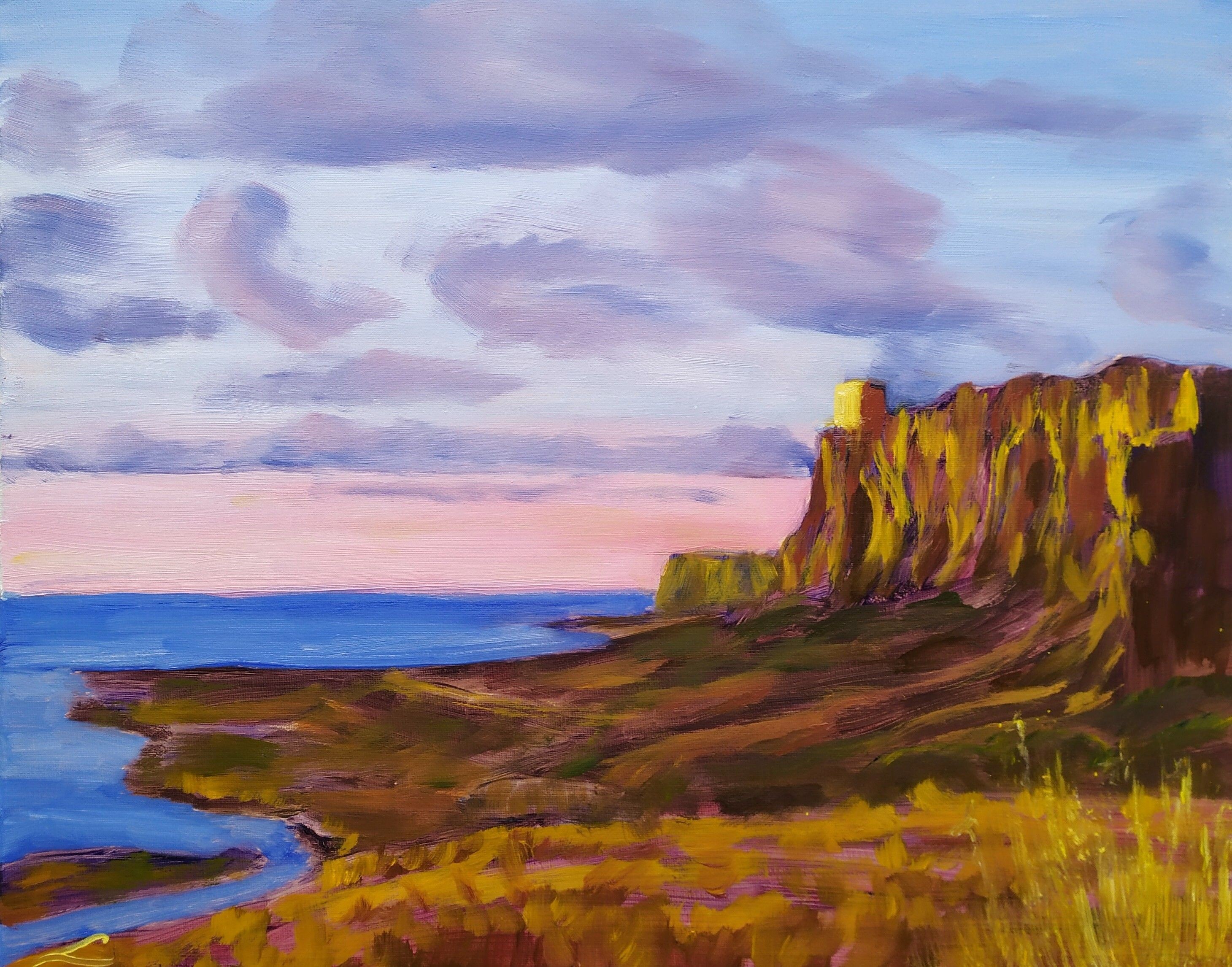 Elena Sokolova, Rocks at the sunset Elena Sokolova, Rocks at the sunset