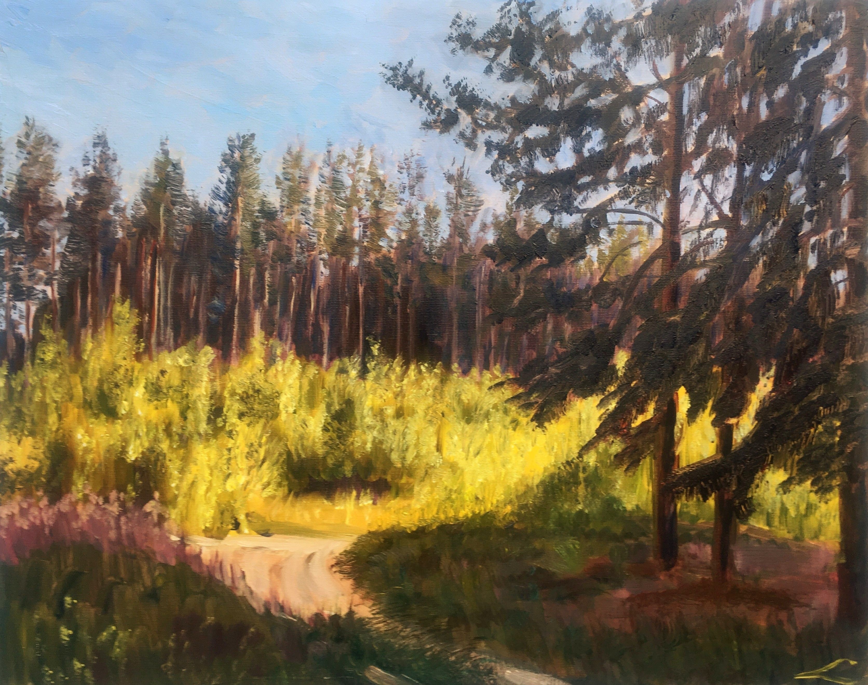 Elena Sokolova, Forest road 2 Elena Sokolova, Forest road 2