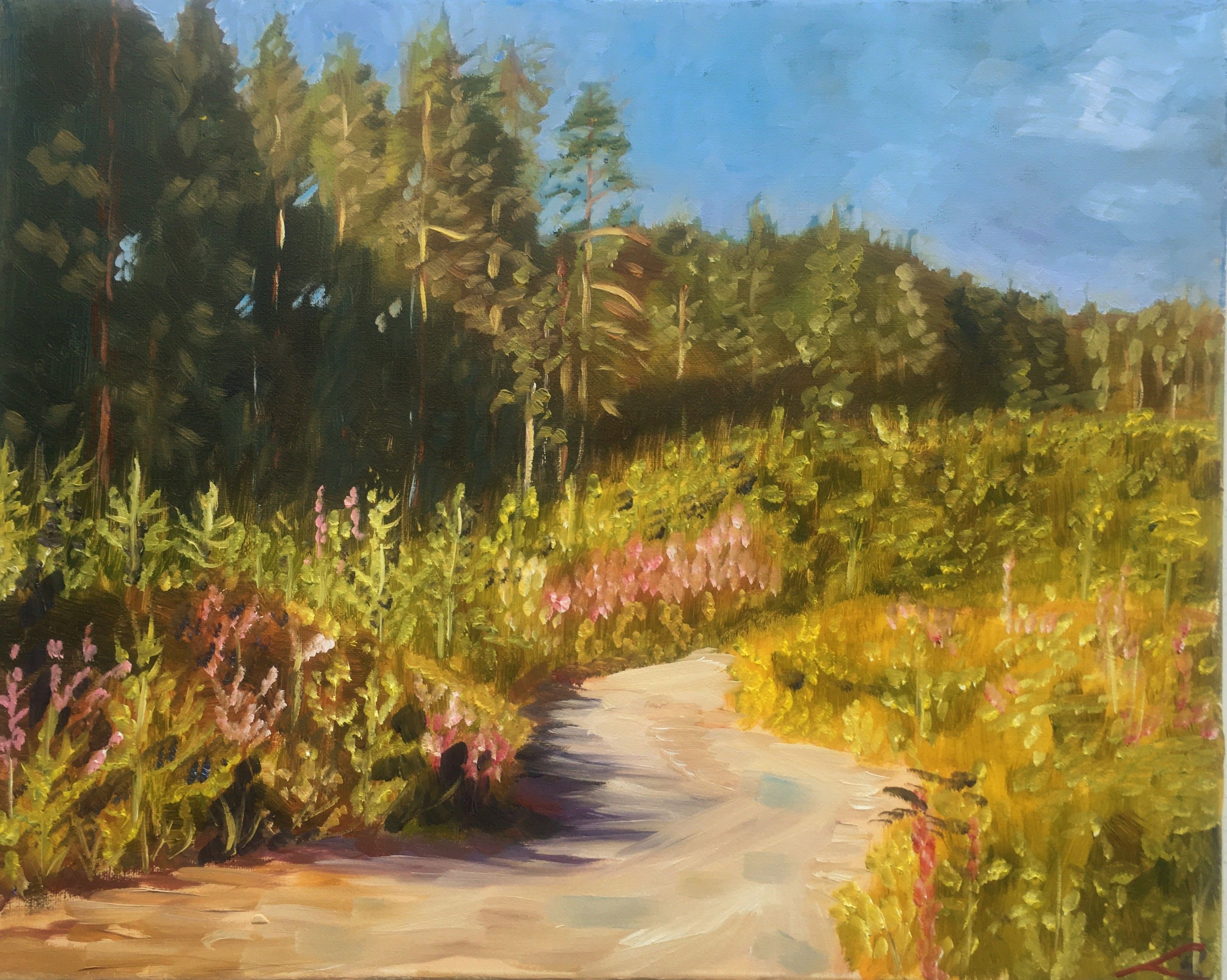 Elena Sokolova, Forest road Elena Sokolova, Forest road