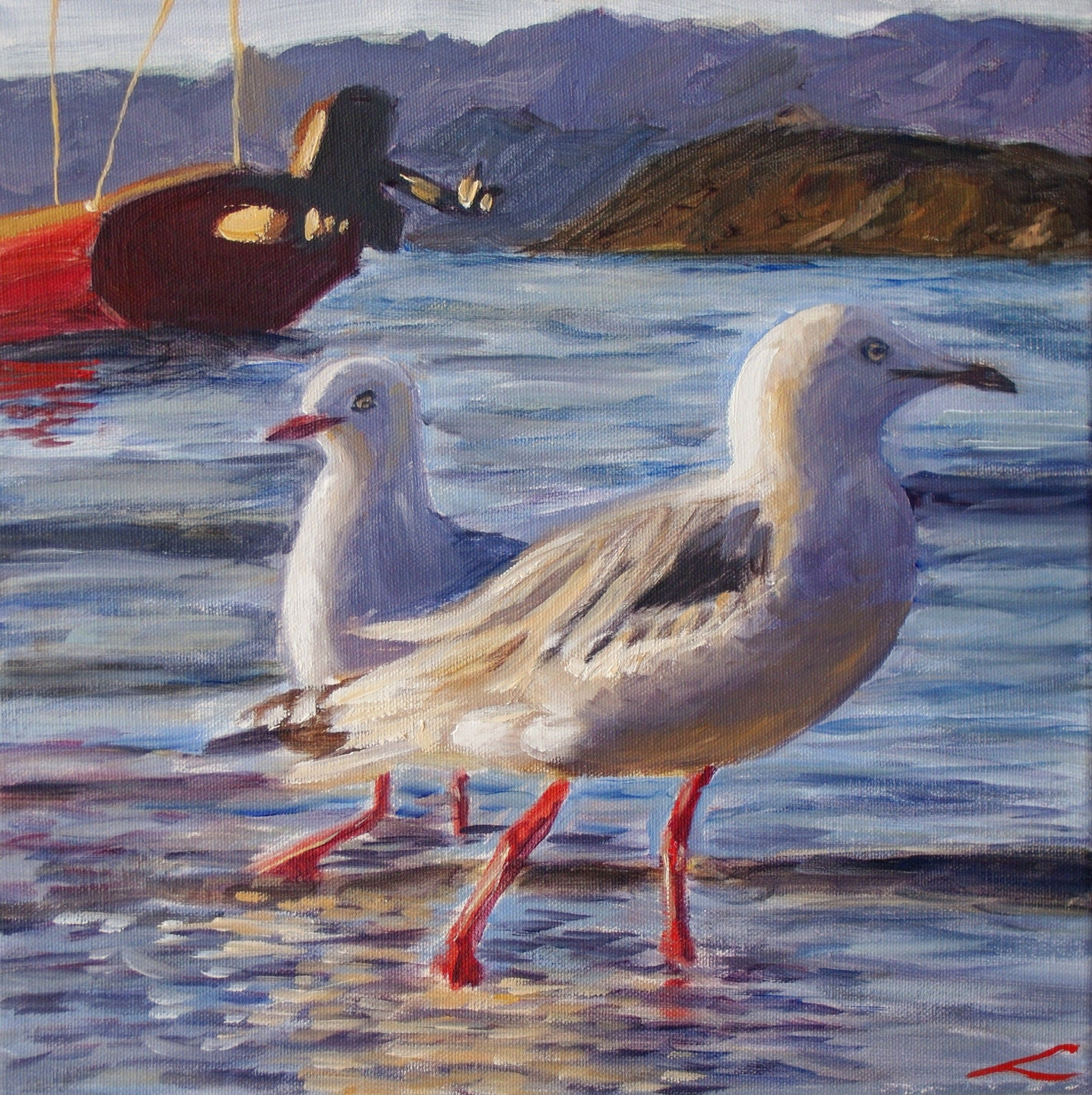 Elena Sokolova, Walking seagulls Elena Sokolova, Walking seagulls
