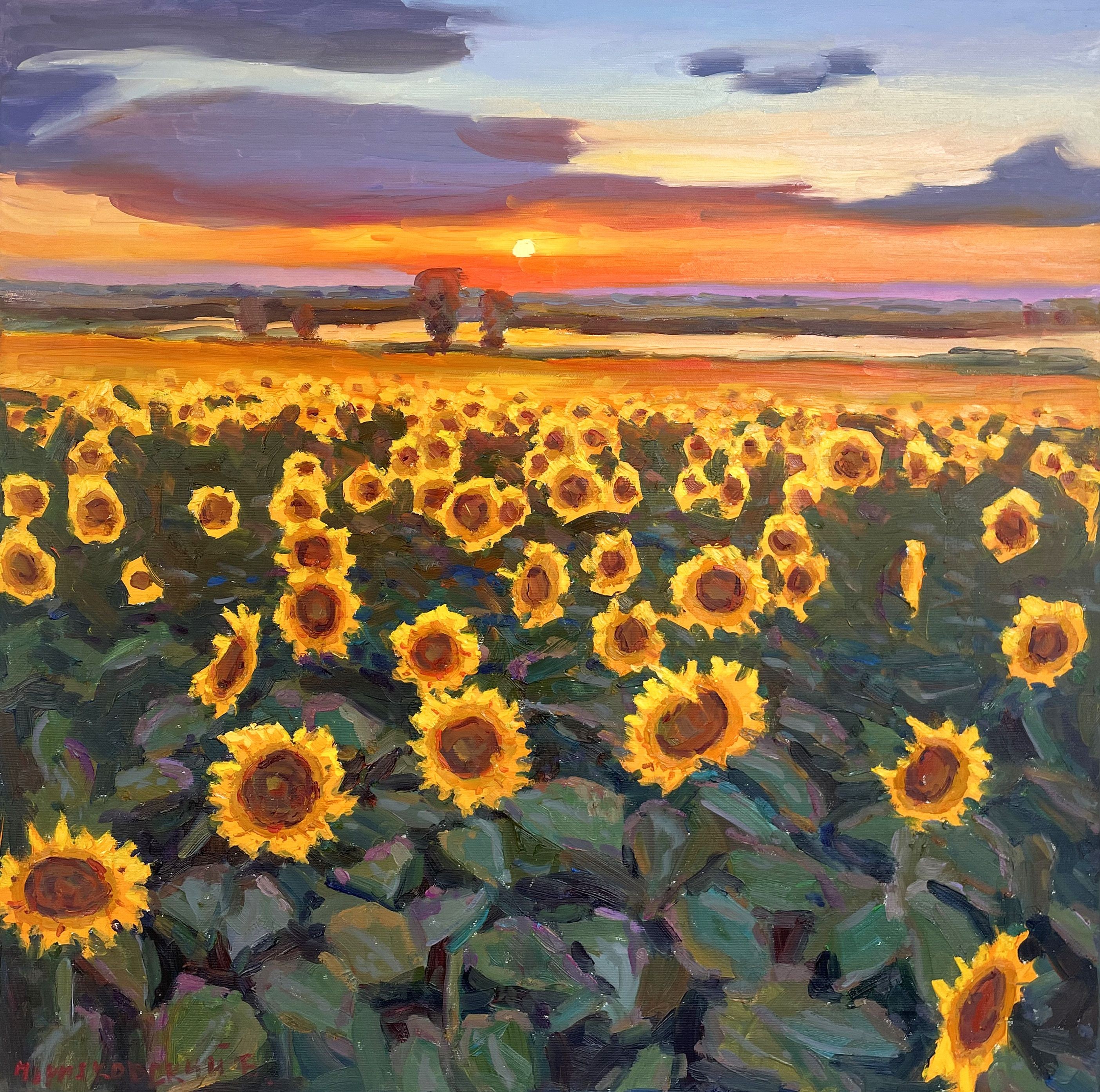 Evgeny Chernyakovsky, Sunflowers Evgeny Chernyakovsky, Sunflowers