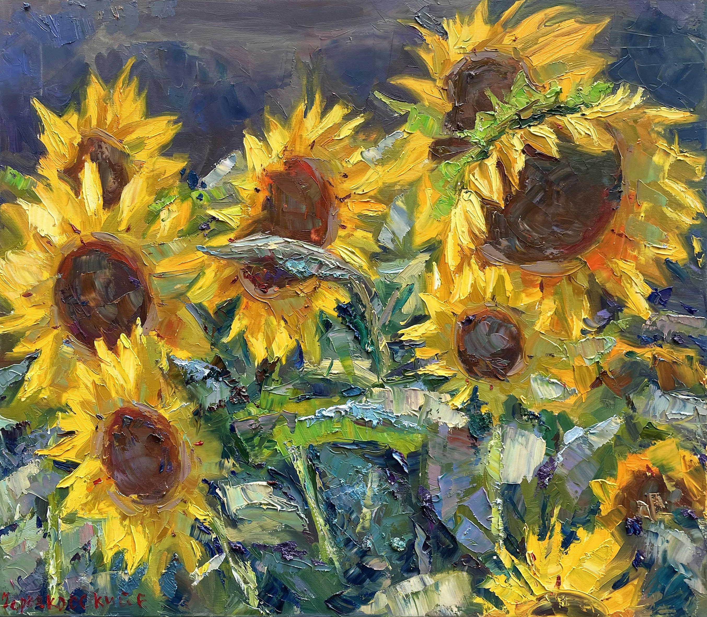 Evgeny Chernyakovsky, Sunflowers Evgeny Chernyakovsky, Sunflowers
