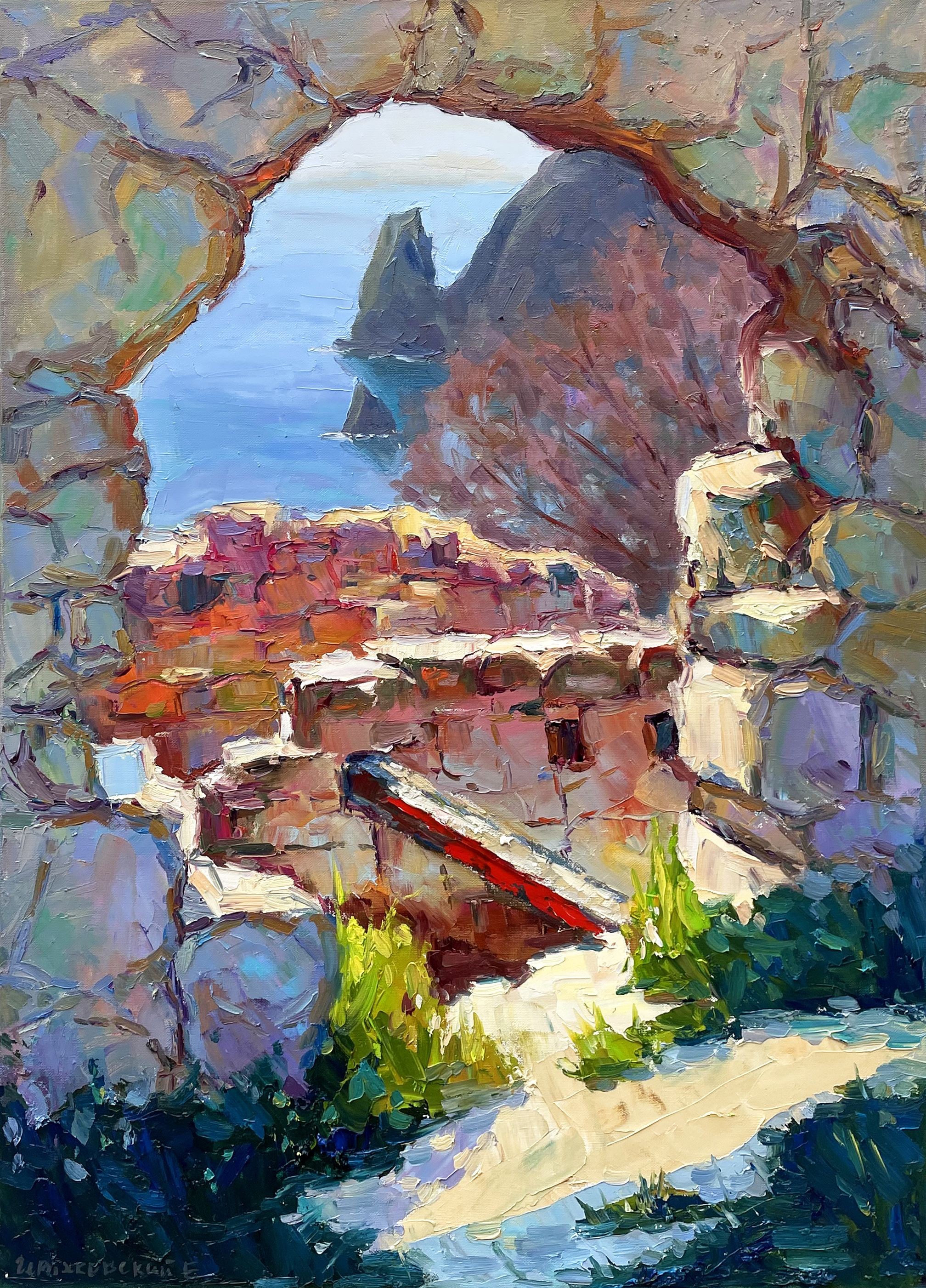 Evgeny Chernyakovsky, On the sea shore Evgeny Chernyakovsky, On the sea shore