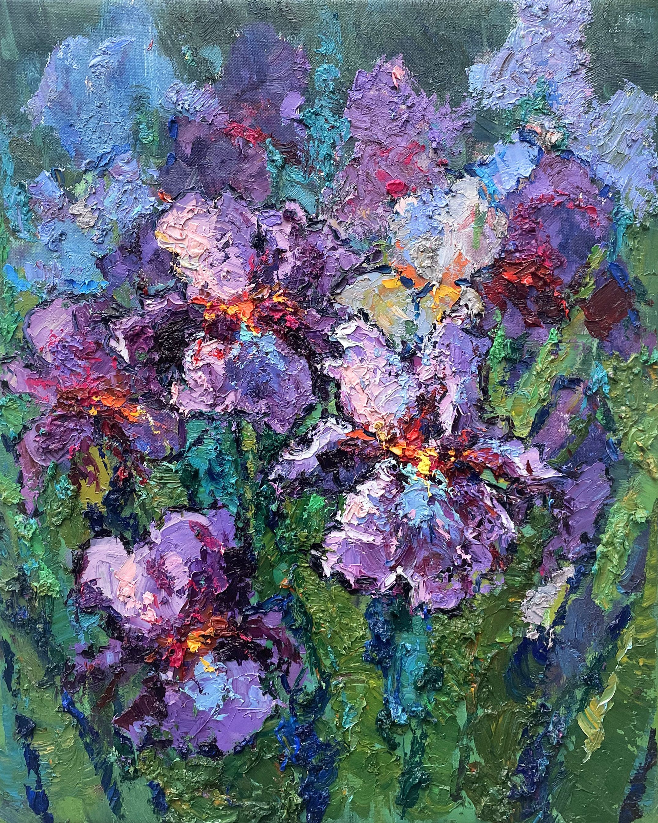 Evgeny Chernyakovsky, Irises Evgeny Chernyakovsky, Irises