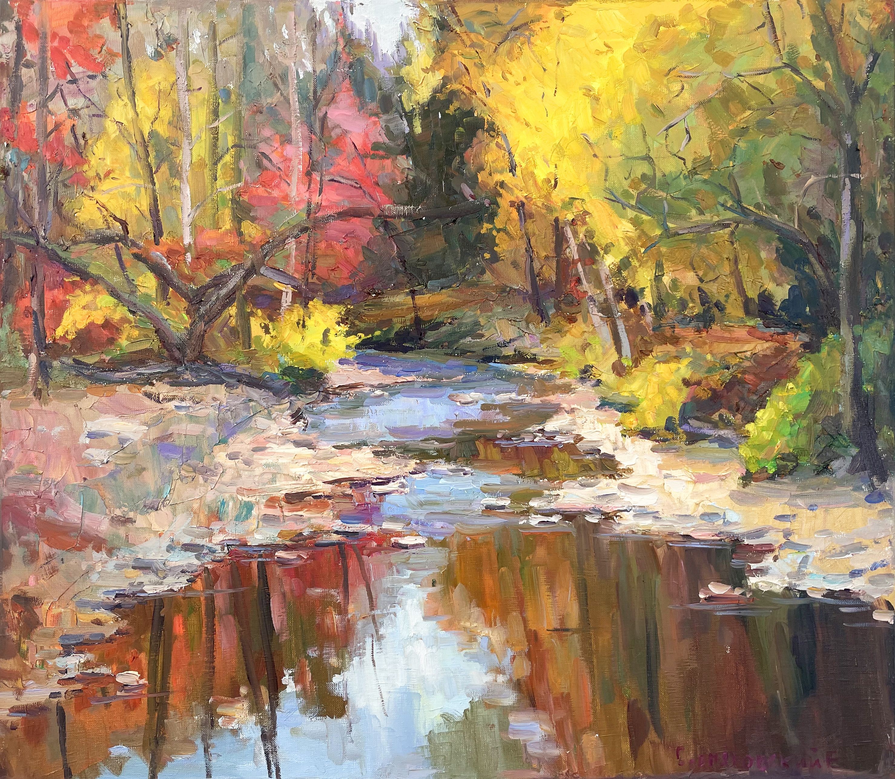 Evgeny Chernyakovsky, Autumn forest Evgeny Chernyakovsky, Autumn forest