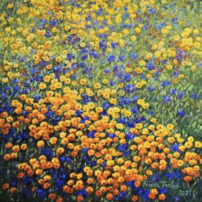 Gemälde, Flowers again, Felicia Trales