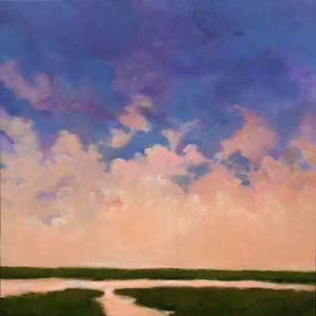 Painting, Sunset marsh, Filomena Booth