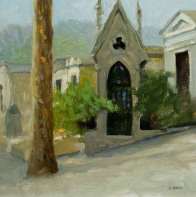 Painting, Pere Lachaise City Cemtery, Gav Banns