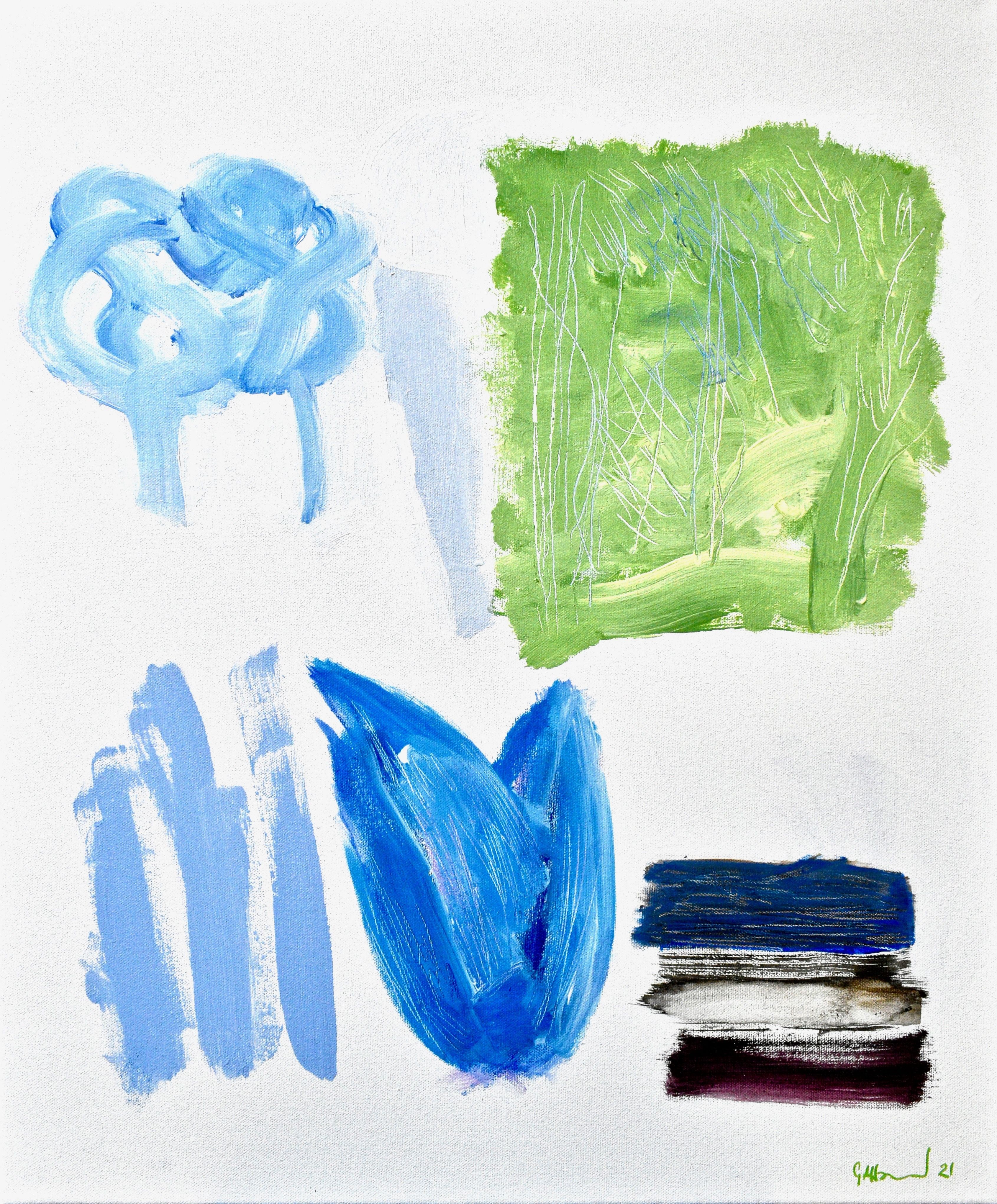 Geoff Howard, A Walk Documented, Painting, Acrylic on Canvas Geoff Howard, A Walk Documented, Painting, Acrylic on Canvas