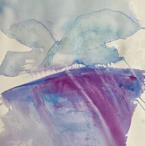 Painting, Big Rain Cloud Bird I Großer Regenwolkenvogel, Gesa Reuter