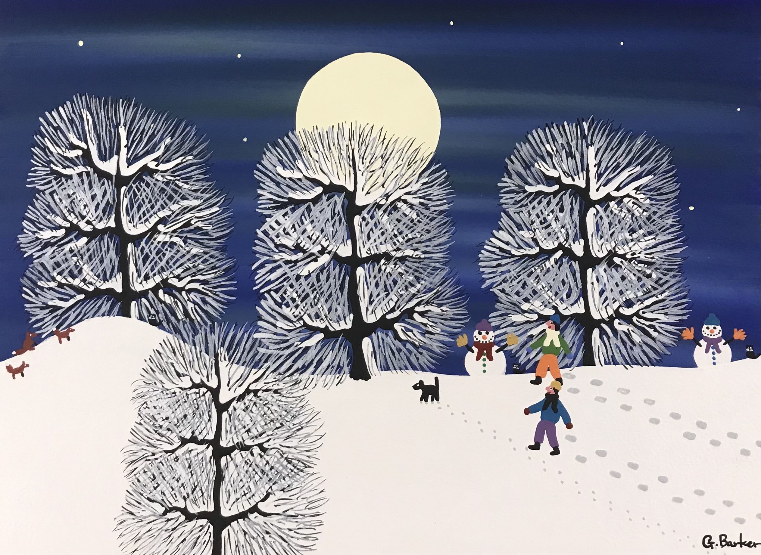 Gordon Barker, A walk in the moonlight Gordon Barker, A walk in the moonlight