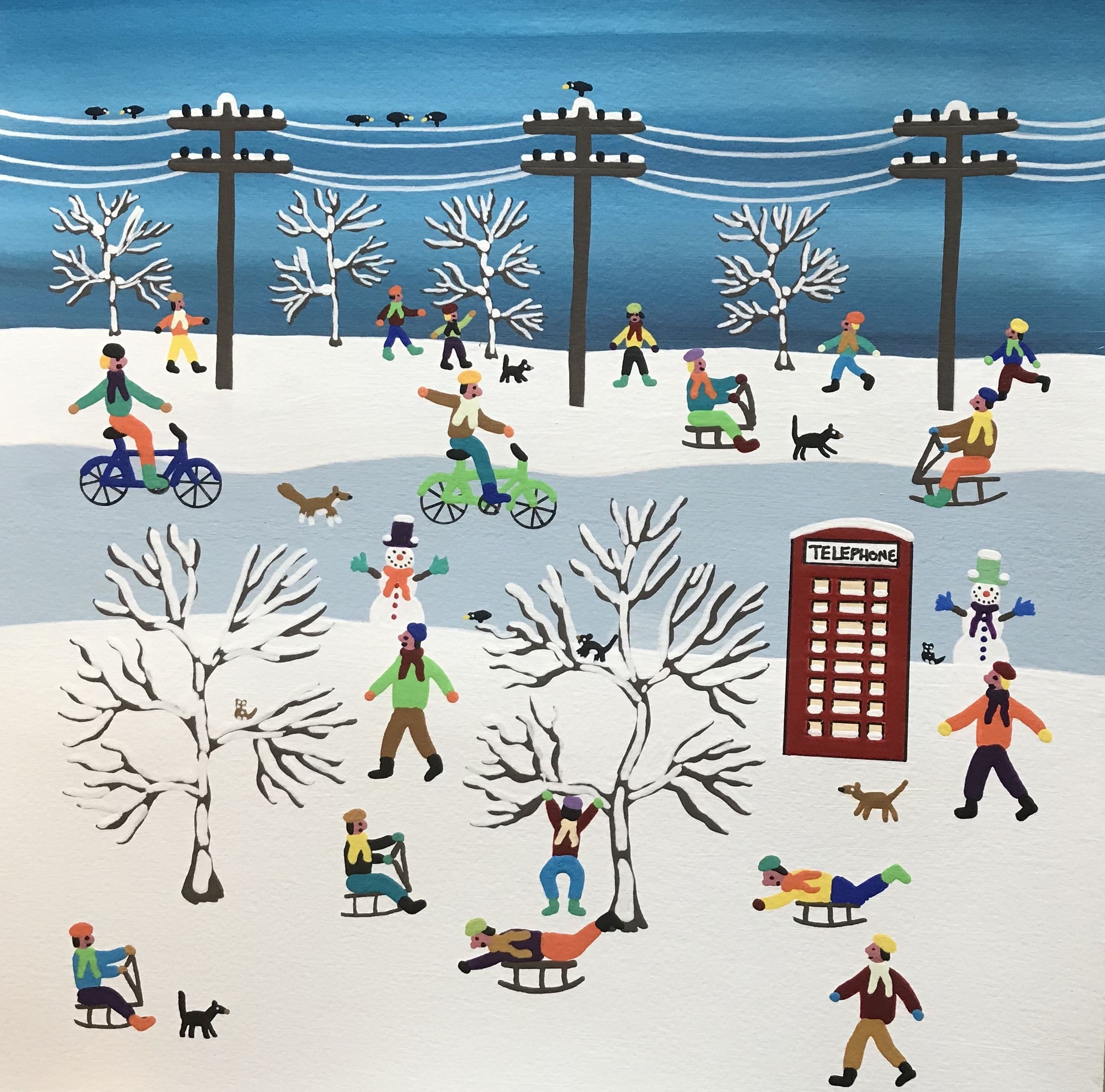 Gordon Barker, Fun on a winters day Gordon Barker, Fun on a winters day