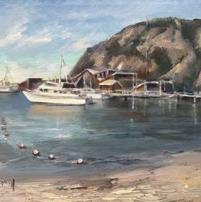 Gemälde, Dana Point, Baby Beach, Grace Diehl