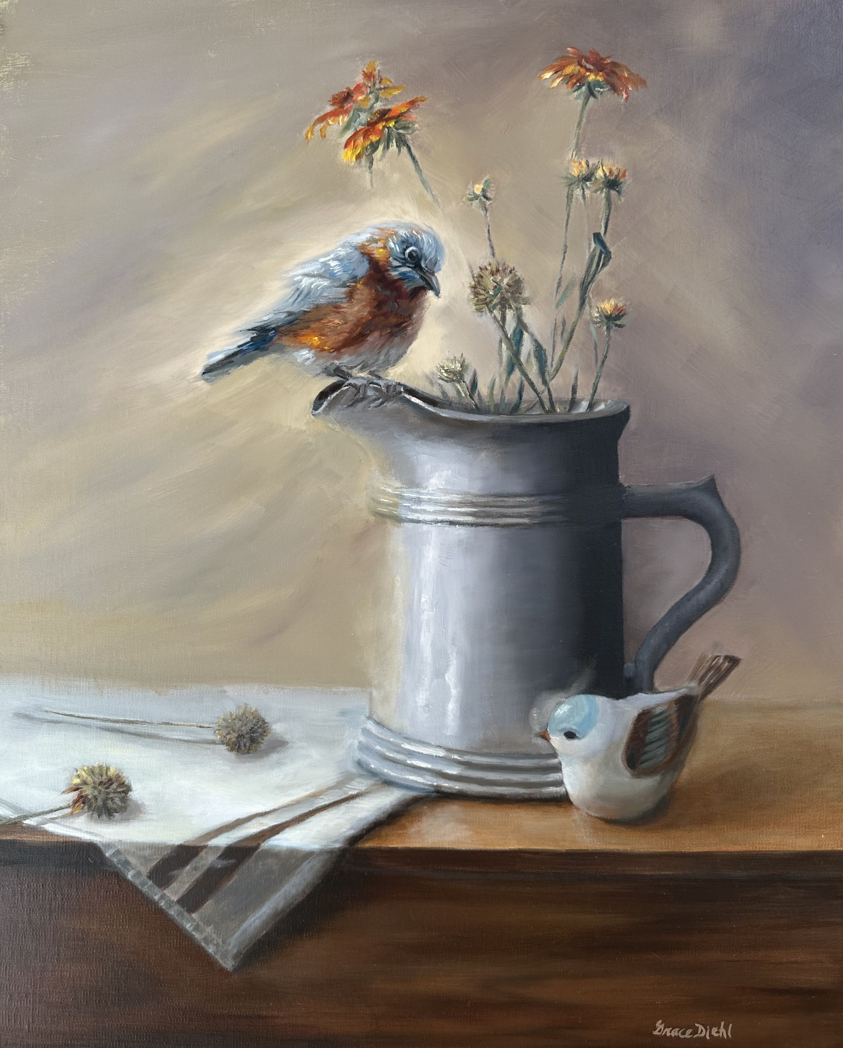 Grace Diehl, Feathered Gaze Grace Diehl, Feathered Gaze