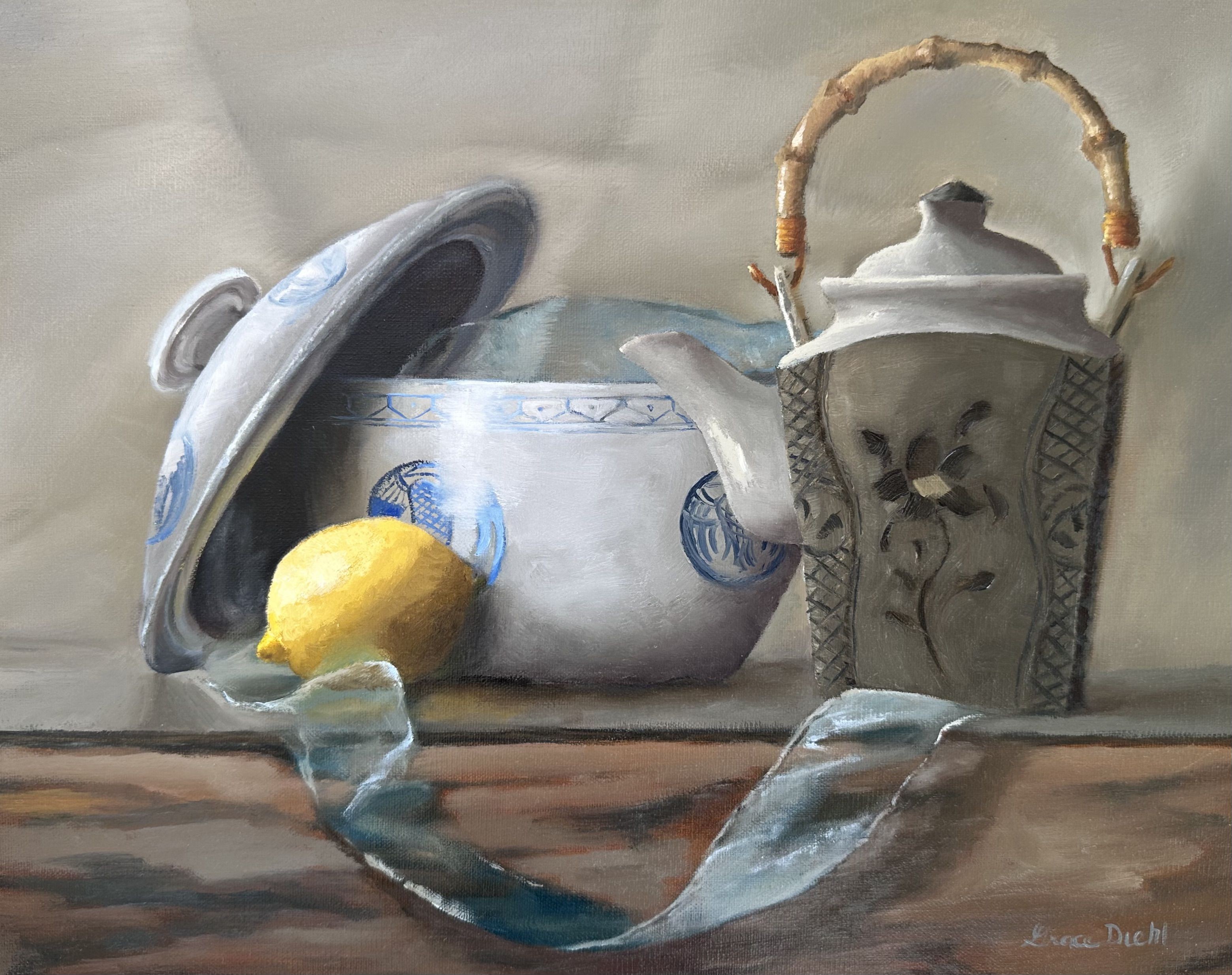 Grace Diehl, A Ribbon of Blue and a Squeeze of Lemon Grace Diehl, A Ribbon of Blue and a Squeeze of Lemon