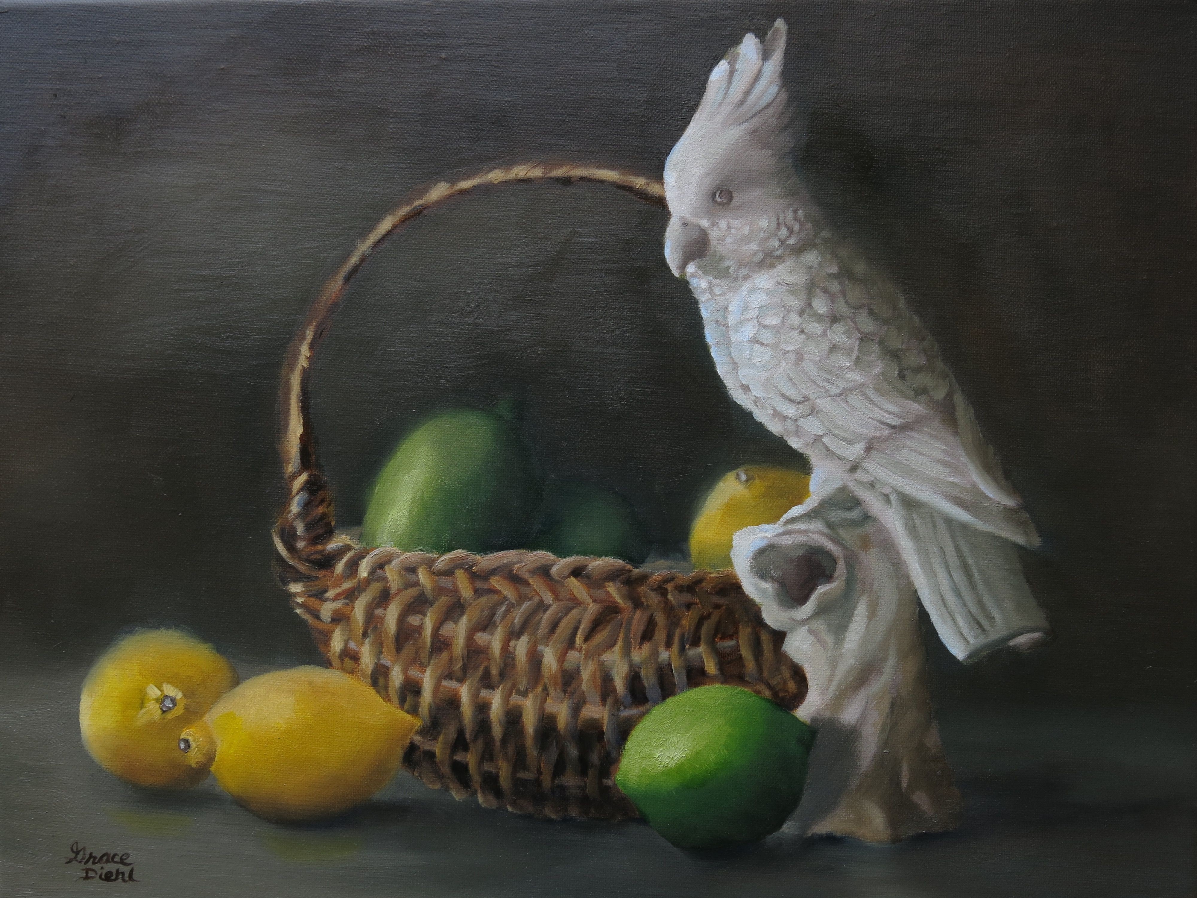 Grace Diehl, A Parrot's Sour Treat: Lemons and Limes Grace Diehl, A Parrot's Sour Treat: Lemons and Limes