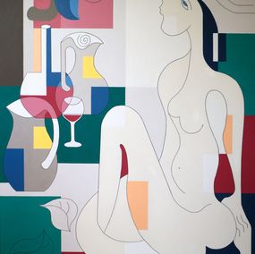 Gemälde, Une Femme Naturelle, Hildegarde Handsaeme
