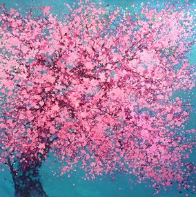 Pittura, Cherry blooms, Hoang Phuong