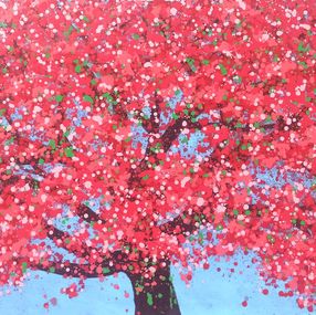 Peinture, Cherry blooms, Hoang Phuong
