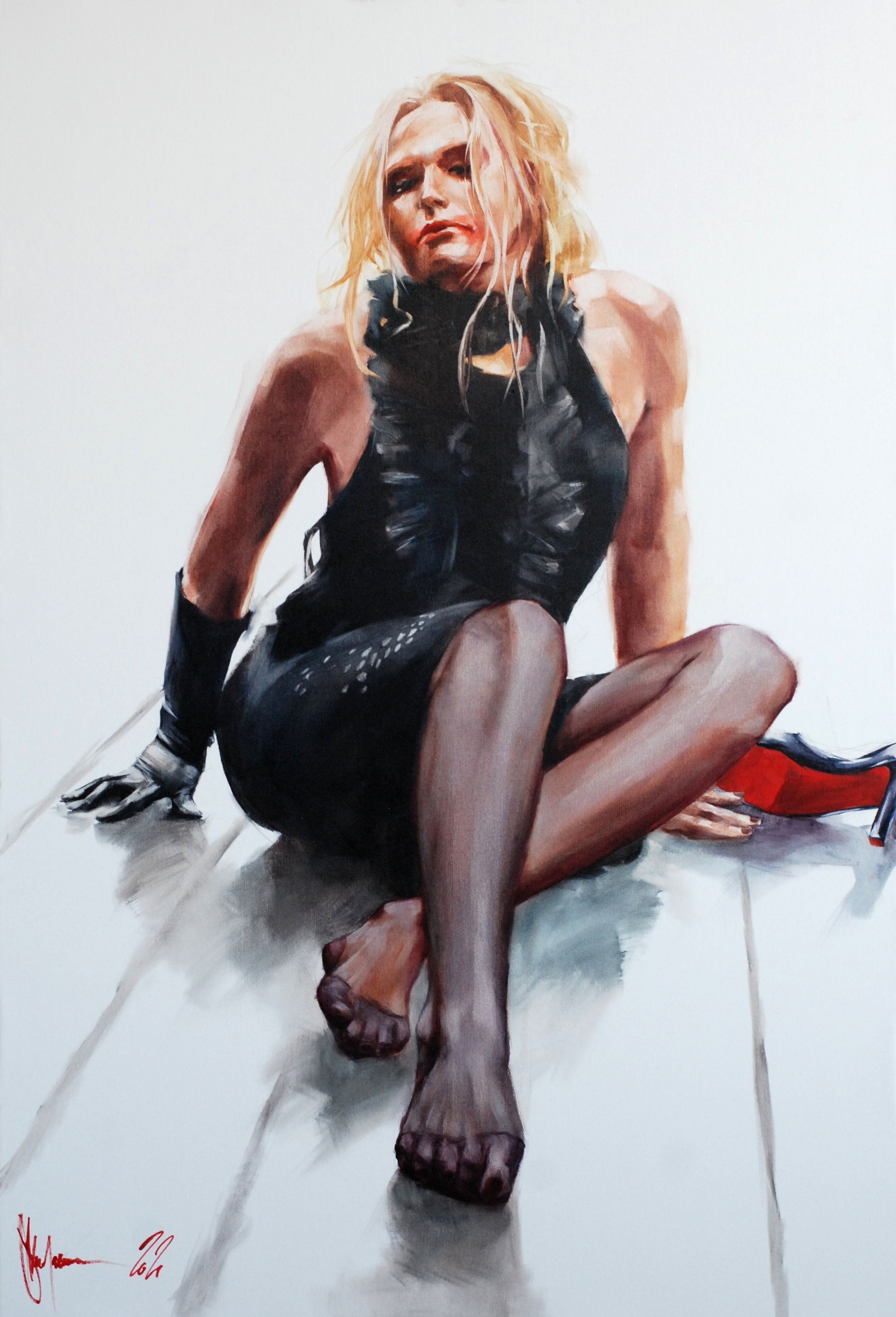 Igor Shulman, Red lipstick. Igor Shulman, Red lipstick.