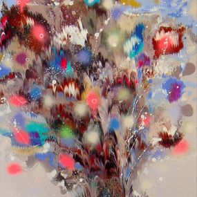 Painting, Bird of happiness, Irini Karpikioti
