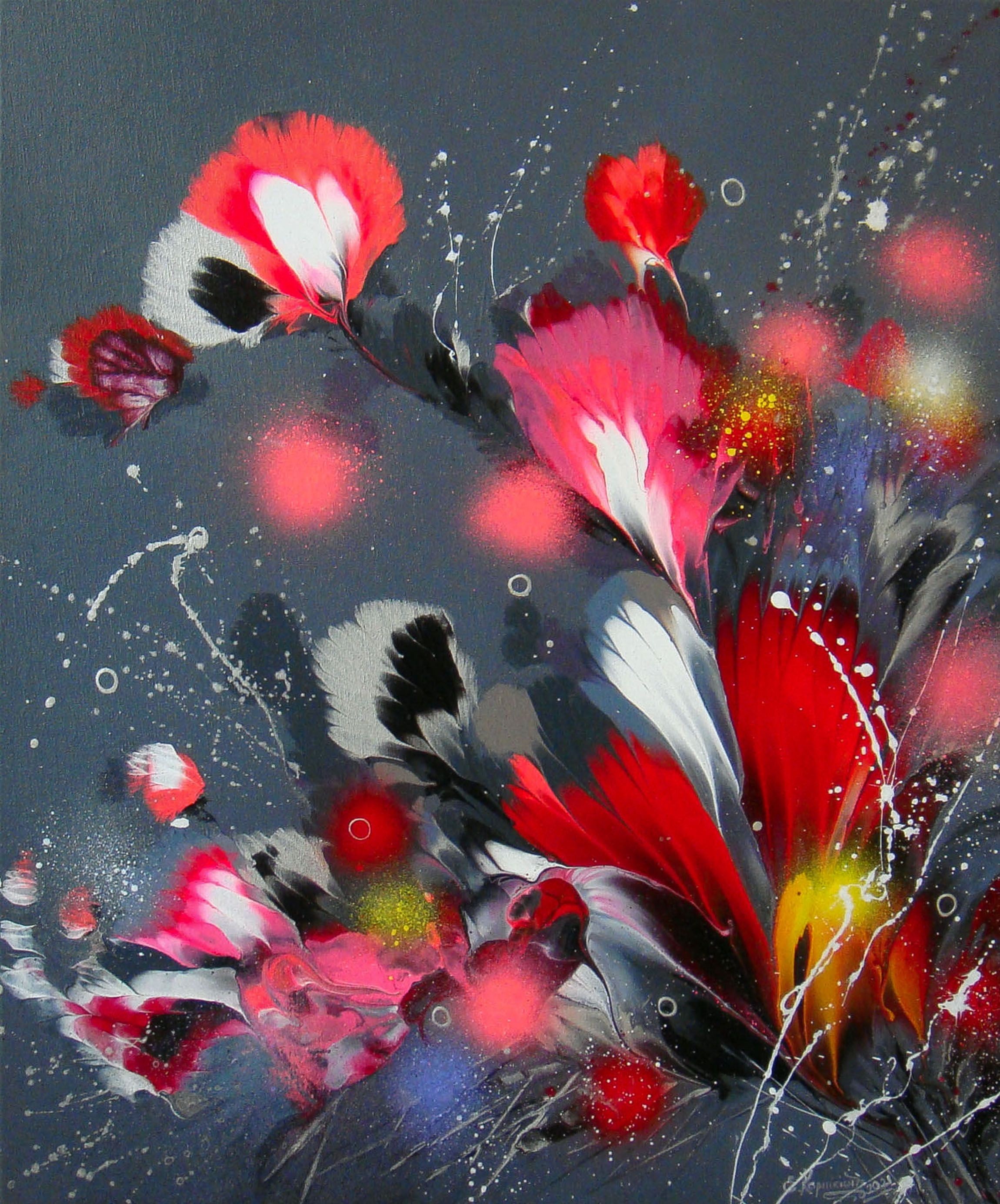 Irini Karpikioti, Summer pink flowers Irini Karpikioti, Summer pink flowers