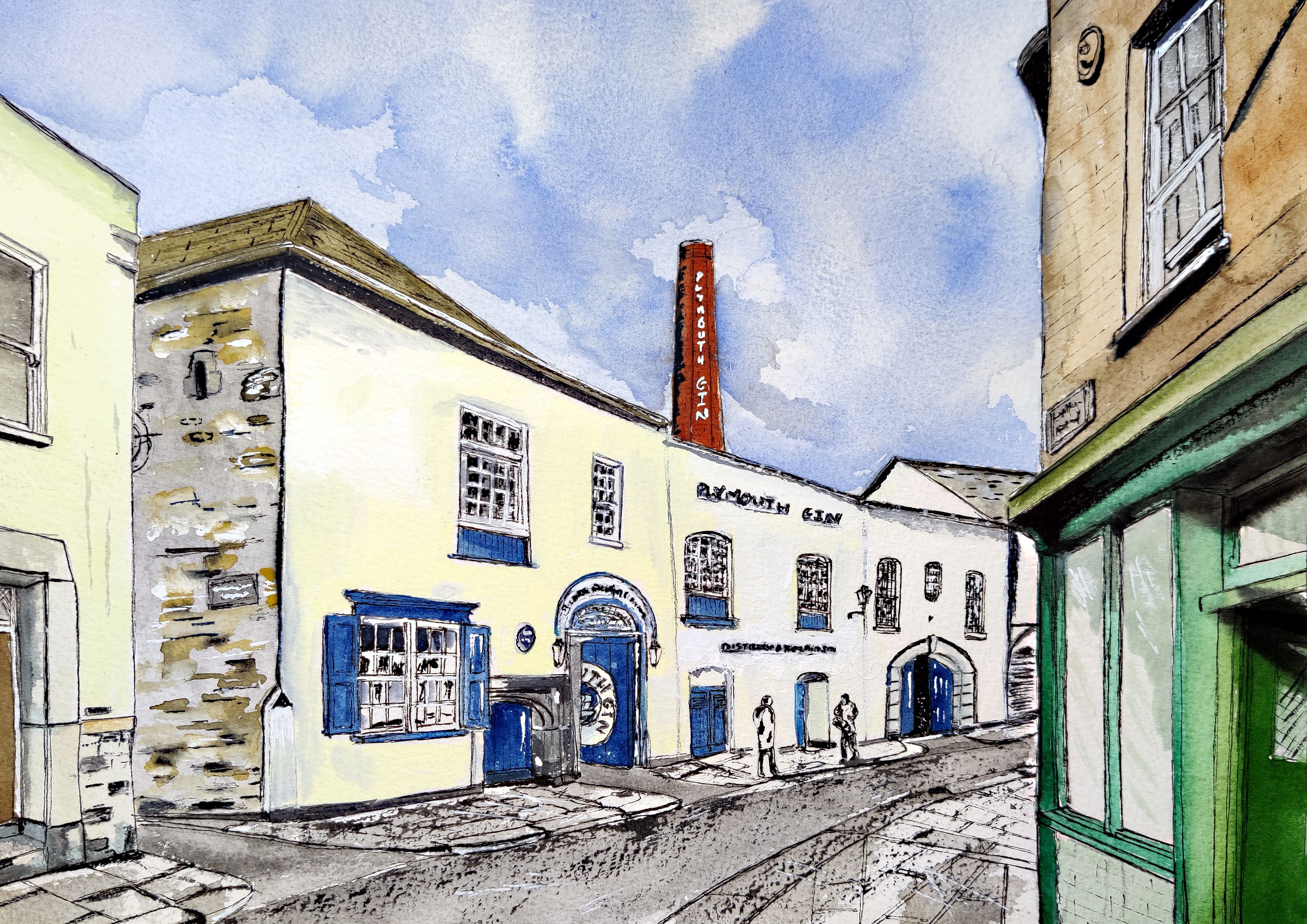 James Presley, Plymouth Gin Distillery, the Barbican Plymouth James Presley, Plymouth Gin Distillery, the Barbican Plymouth