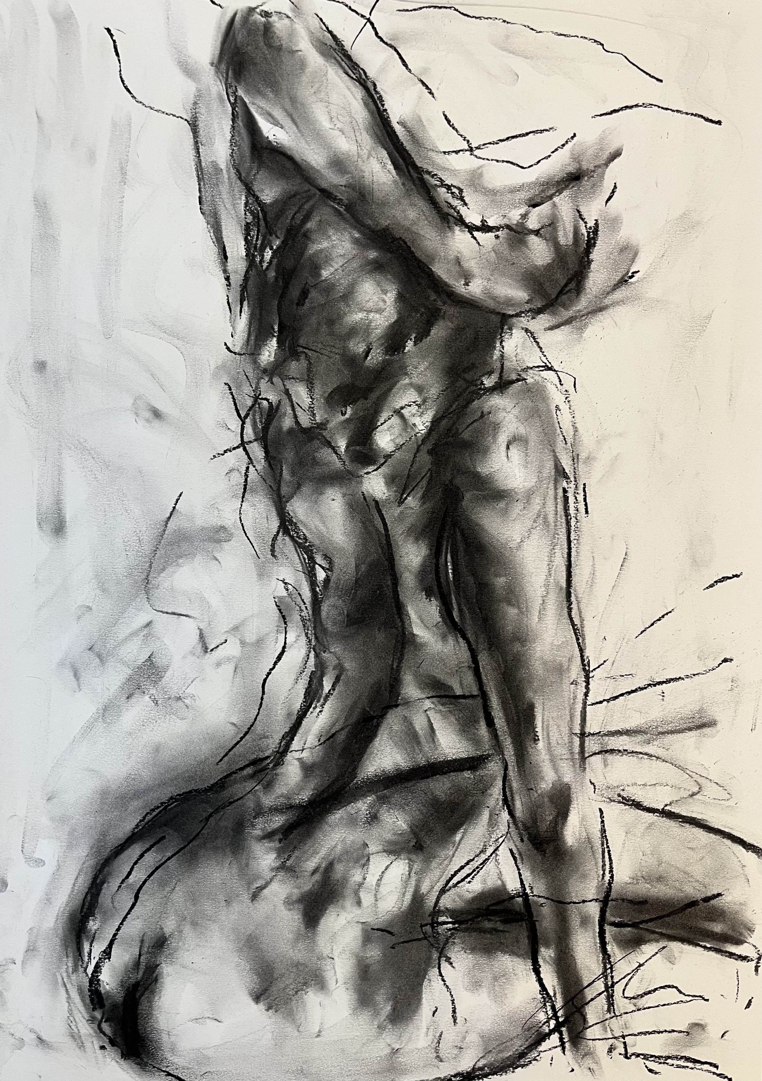 James Shipton, Never Ending, Drawing, Charcoal on Paper James Shipton, Never Ending, Drawing, Charcoal on Paper