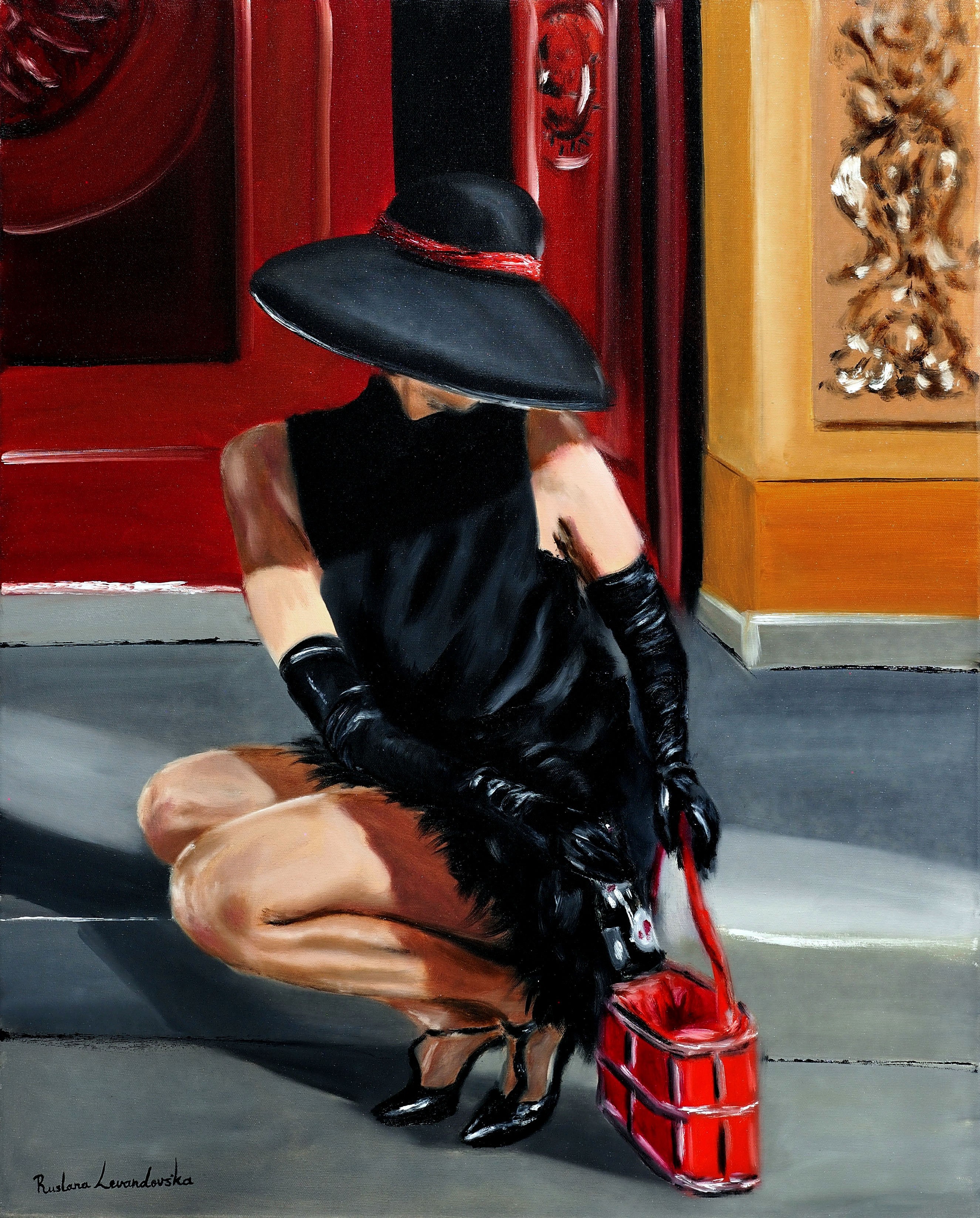 Ruslana Levandovska, Mystery in black Ruslana Levandovska, Mystery in black