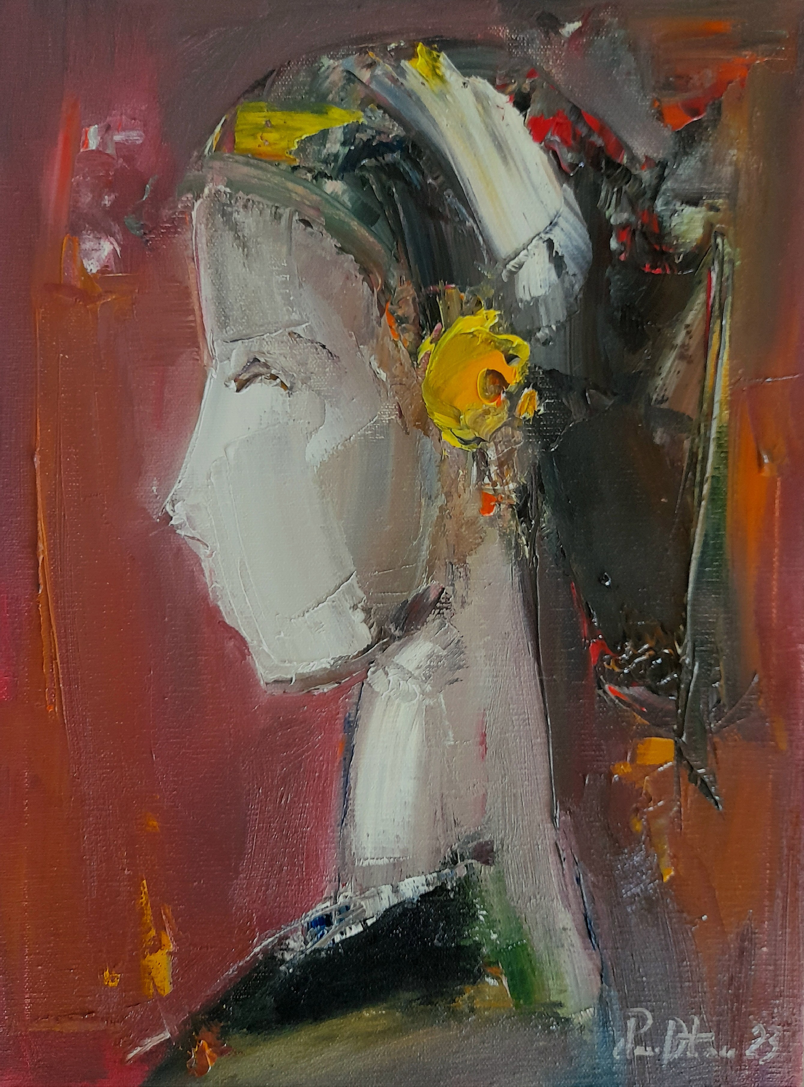 Mateos Sargsyan, Abstract portrait Mateos Sargsyan, Abstract portrait