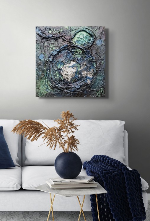 Jason Lincoln Jeffers, Aeon 9: the ceres lights, Pintura sobre lienzo