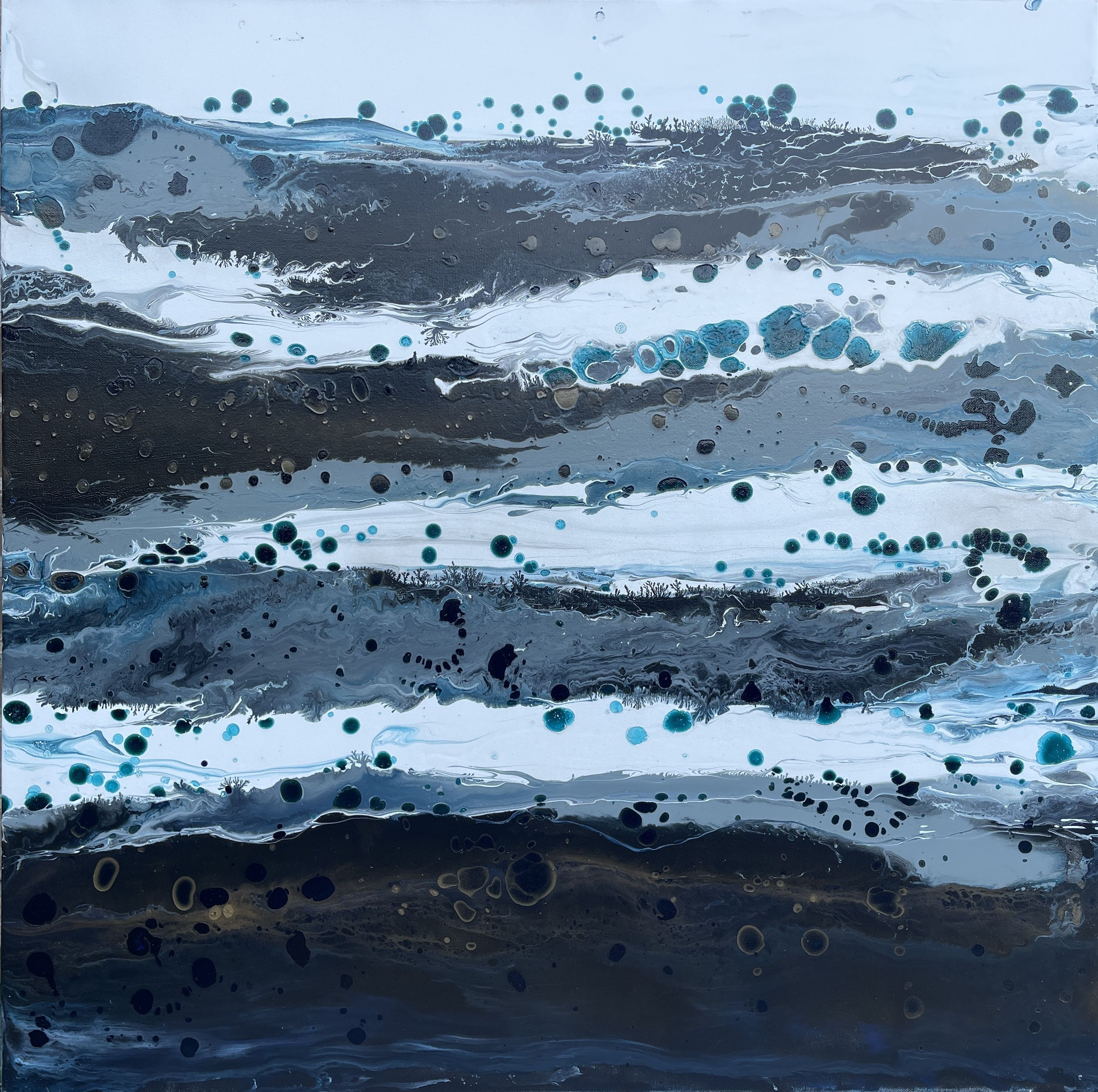 Jessica M. Chaix, Calm ocean set #2 Jessica M. Chaix, Calm ocean set #2
