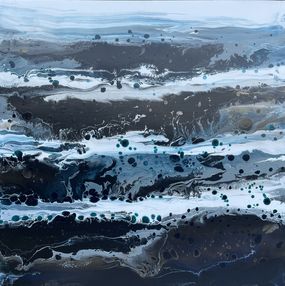 Gemälde, Calm ocean #1, Jessica M. Chaix