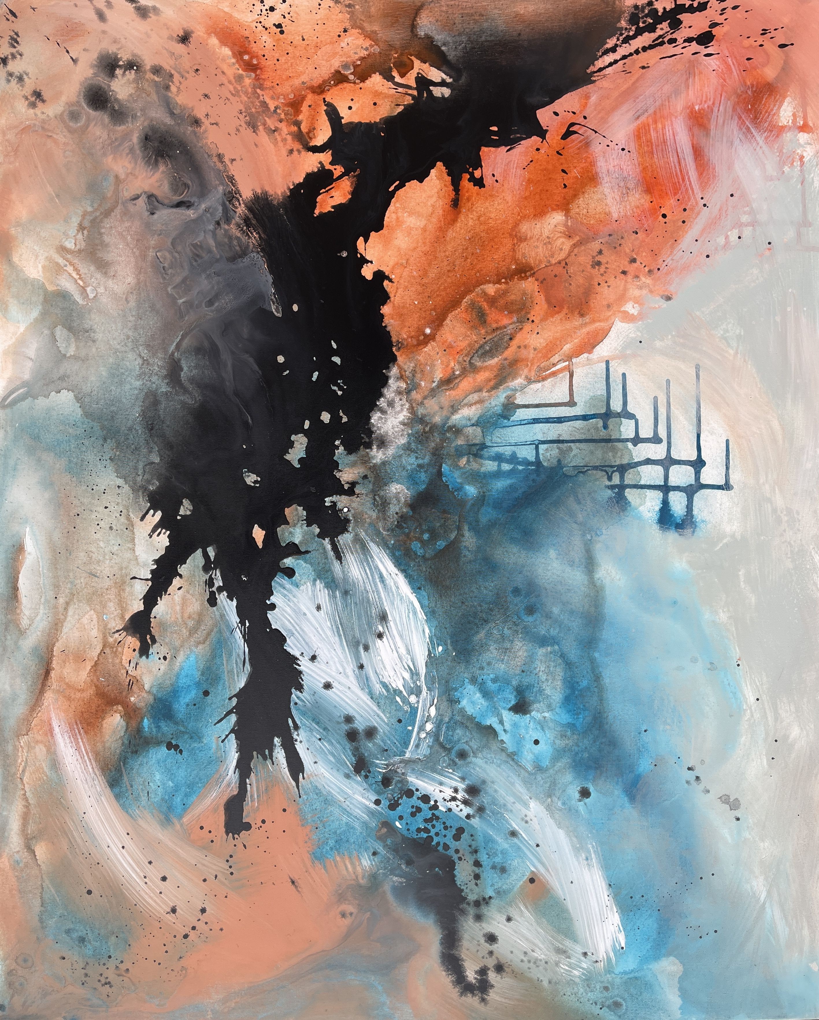 Jessica M. Chaix, Orange sky Jessica M. Chaix, Orange sky