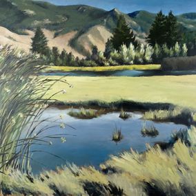 Gemälde, Verdi Pond, Joan Blumenfeld