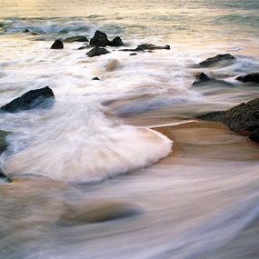 Photographie, Rocks and Surf, St. Augustine, Florida, John Flatz