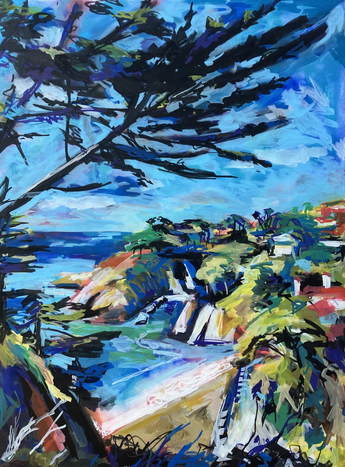 John Kilduff, Wildcat Creek, Painting, Acrylic on Canvas John Kilduff, Wildcat Creek, Painting, Acrylic on Canvas